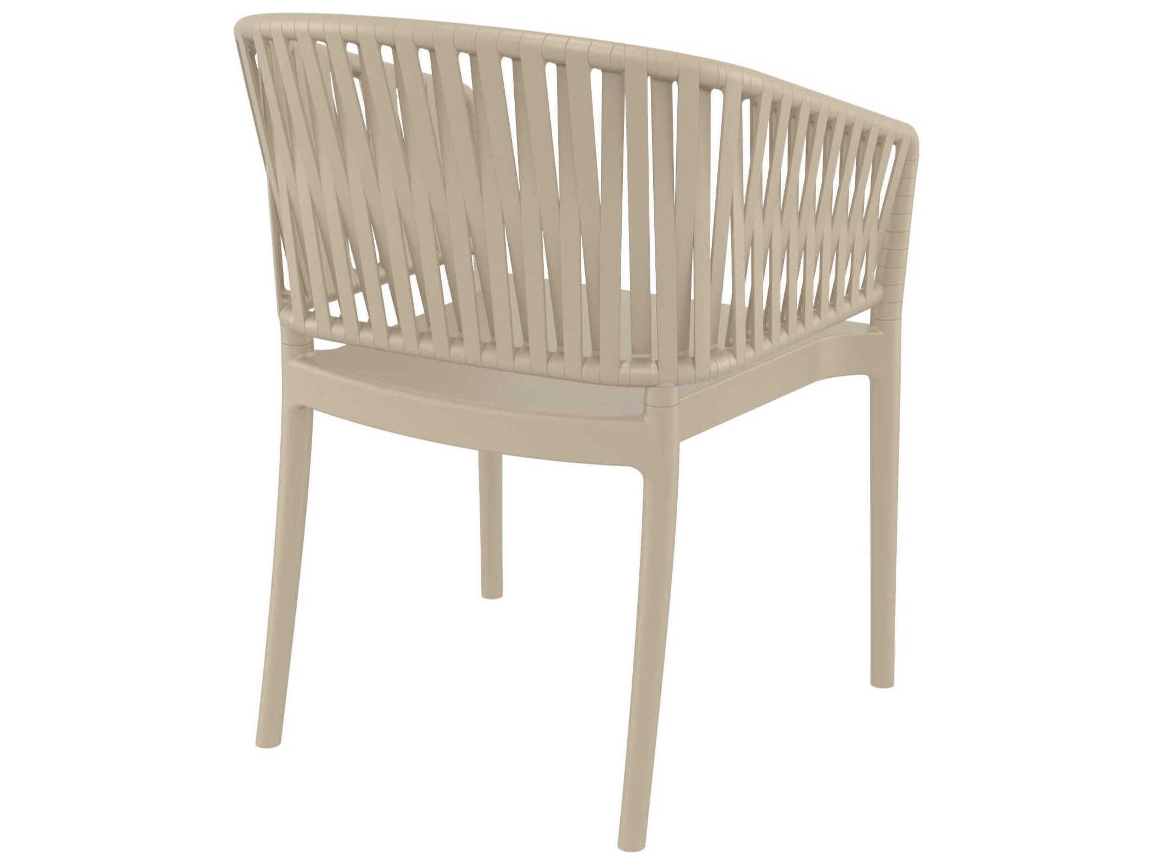 Compamia Portofino Taupe Resin Dining Chair