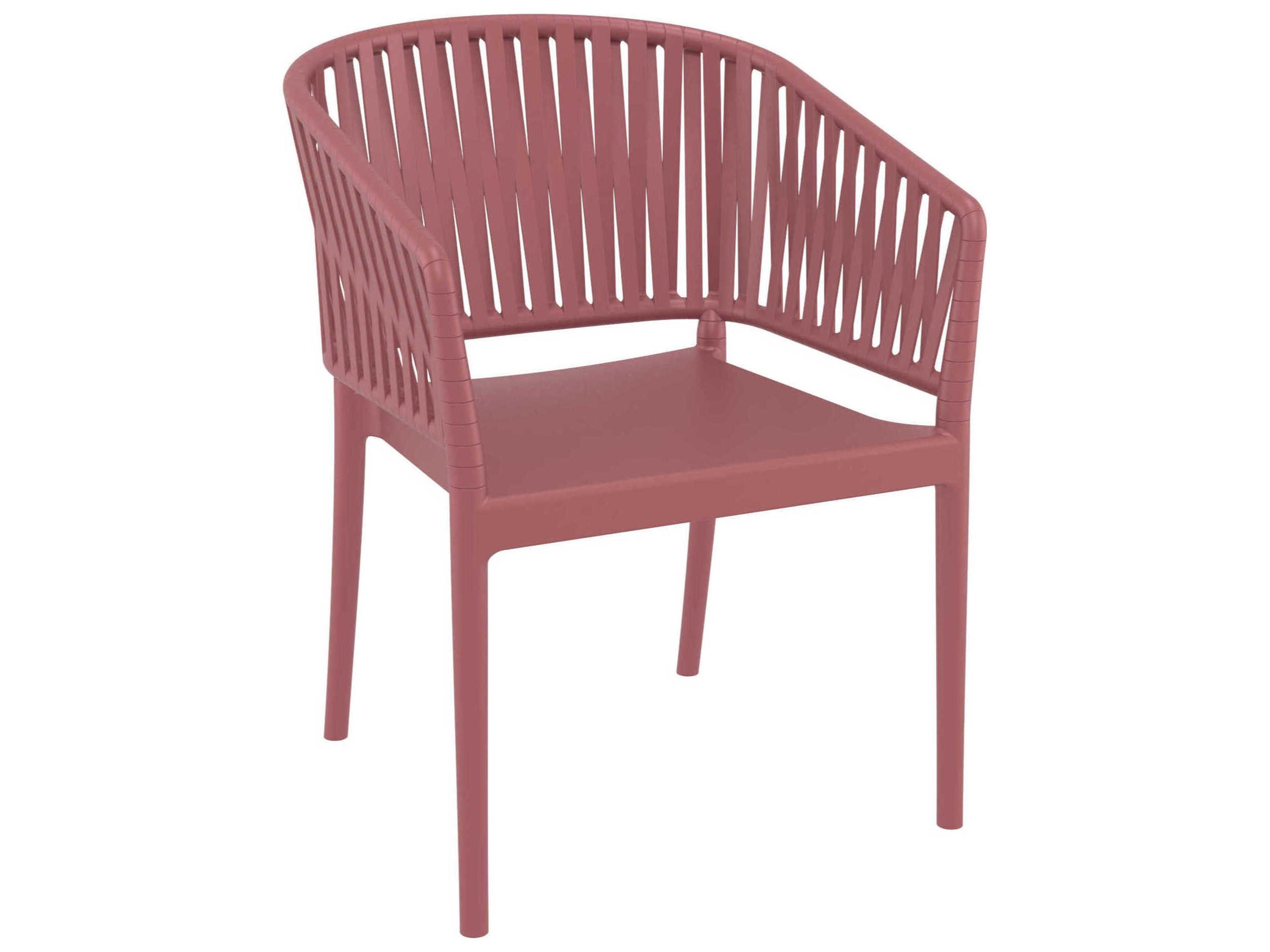 Portofino Marsala Resin Dining Chair