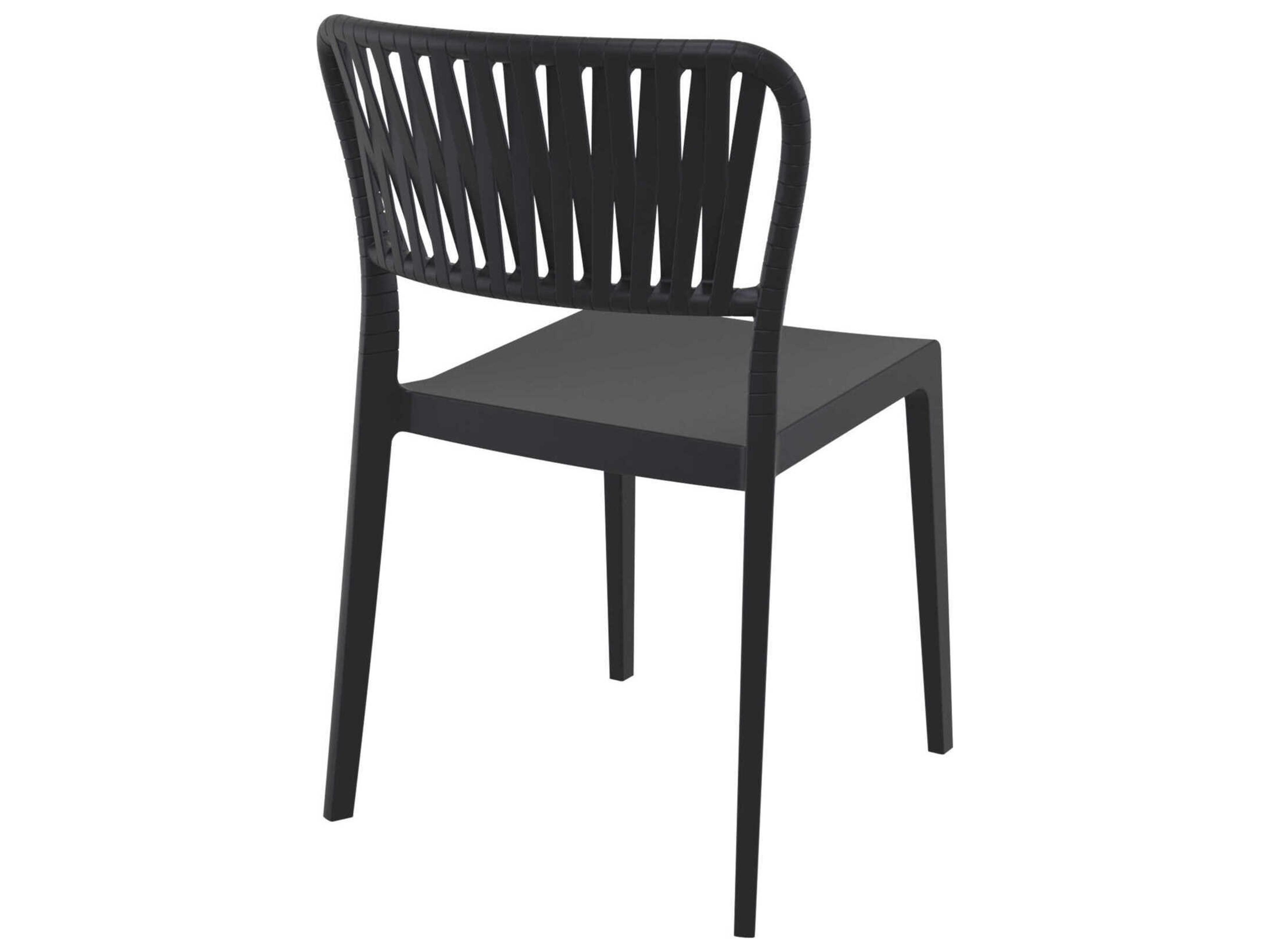 Compamia Portofino Black Resin Dining Chair