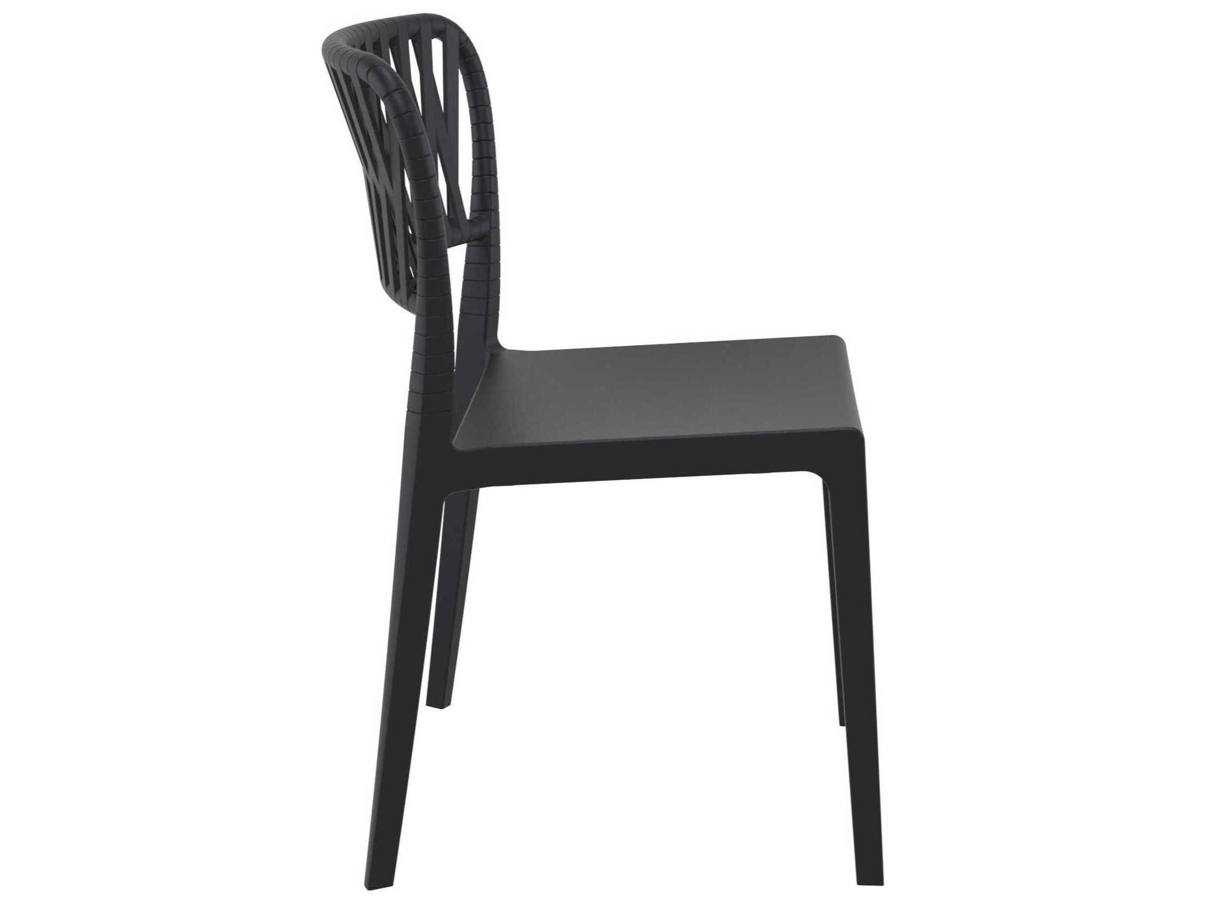 Compamia Portofino Black Resin Dining Chair