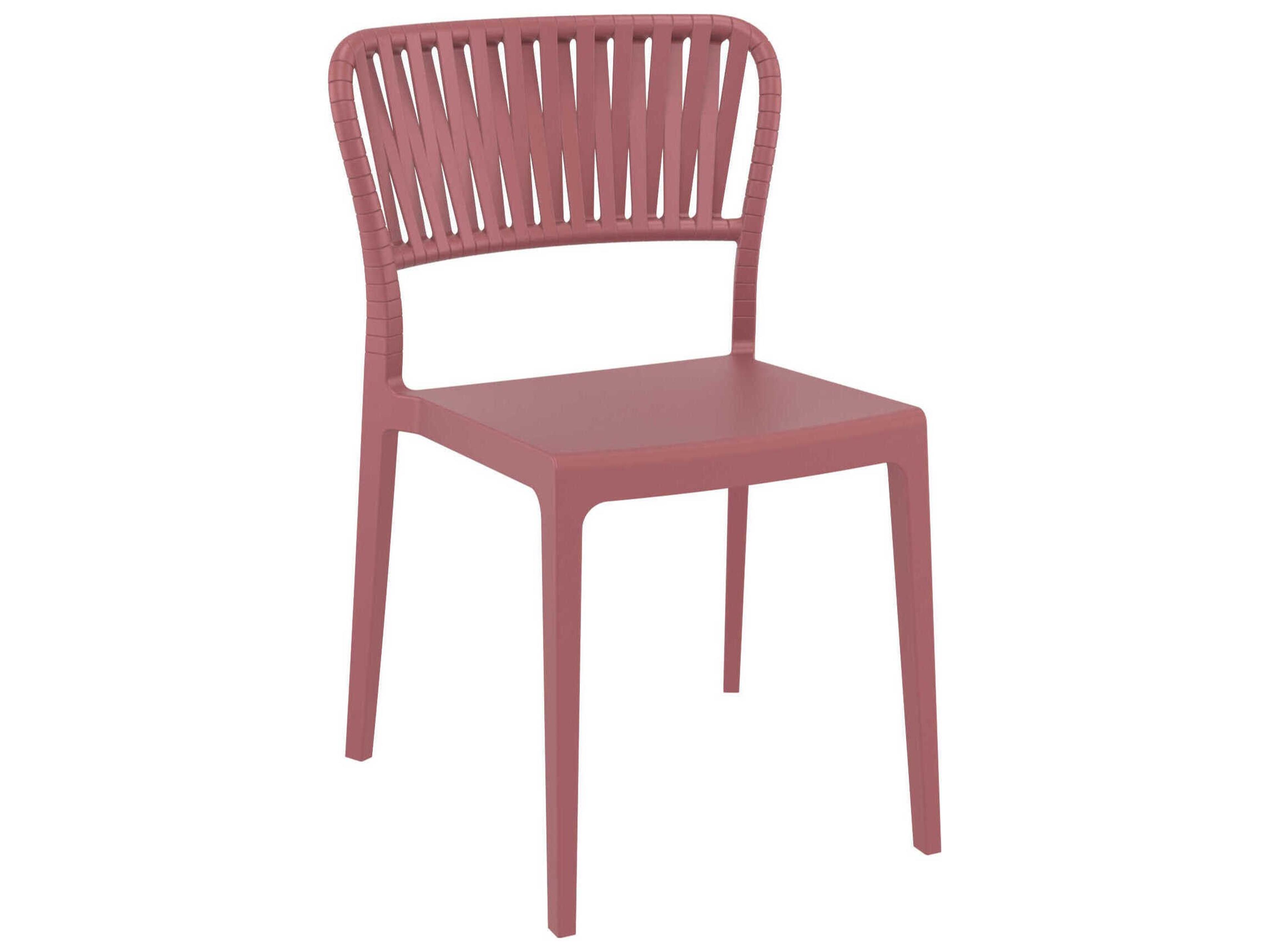 Portofino Marsala Resin Dining Chair