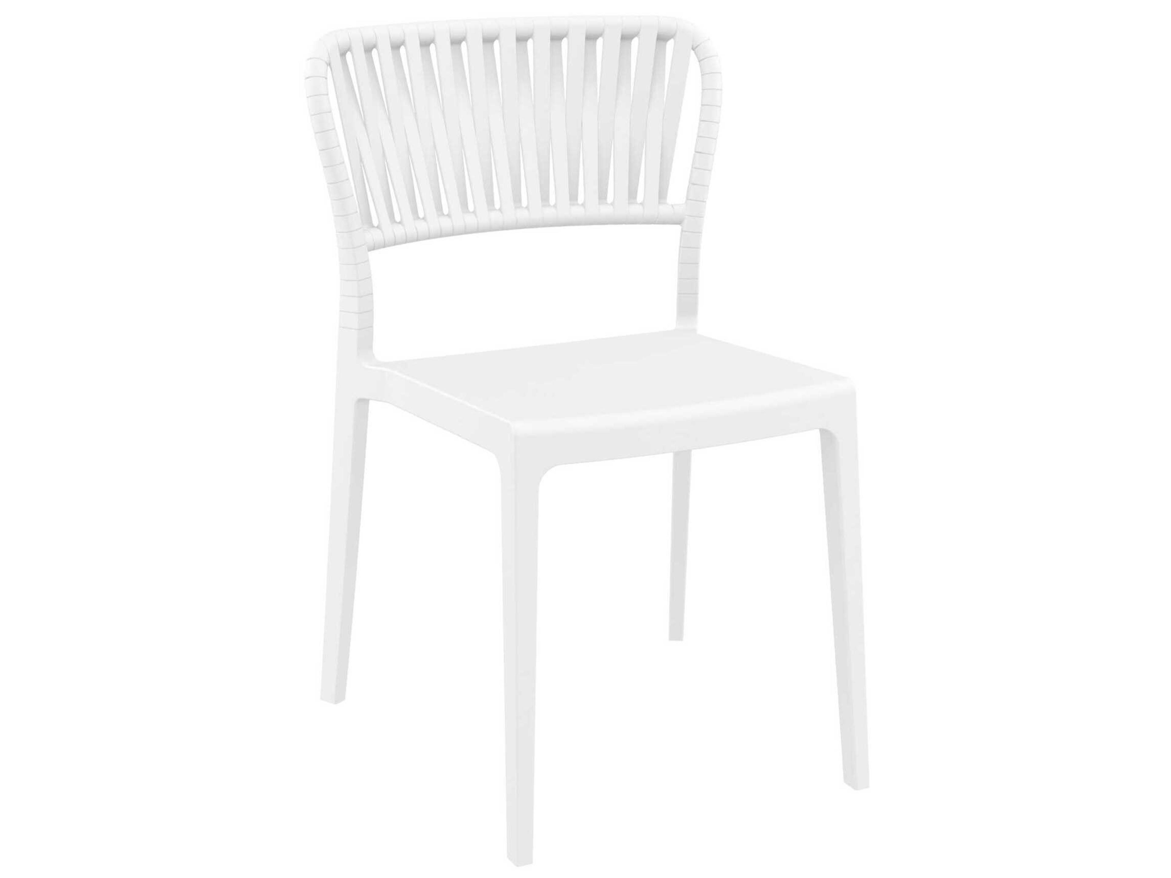 Portofino White Resin Dining Chair
