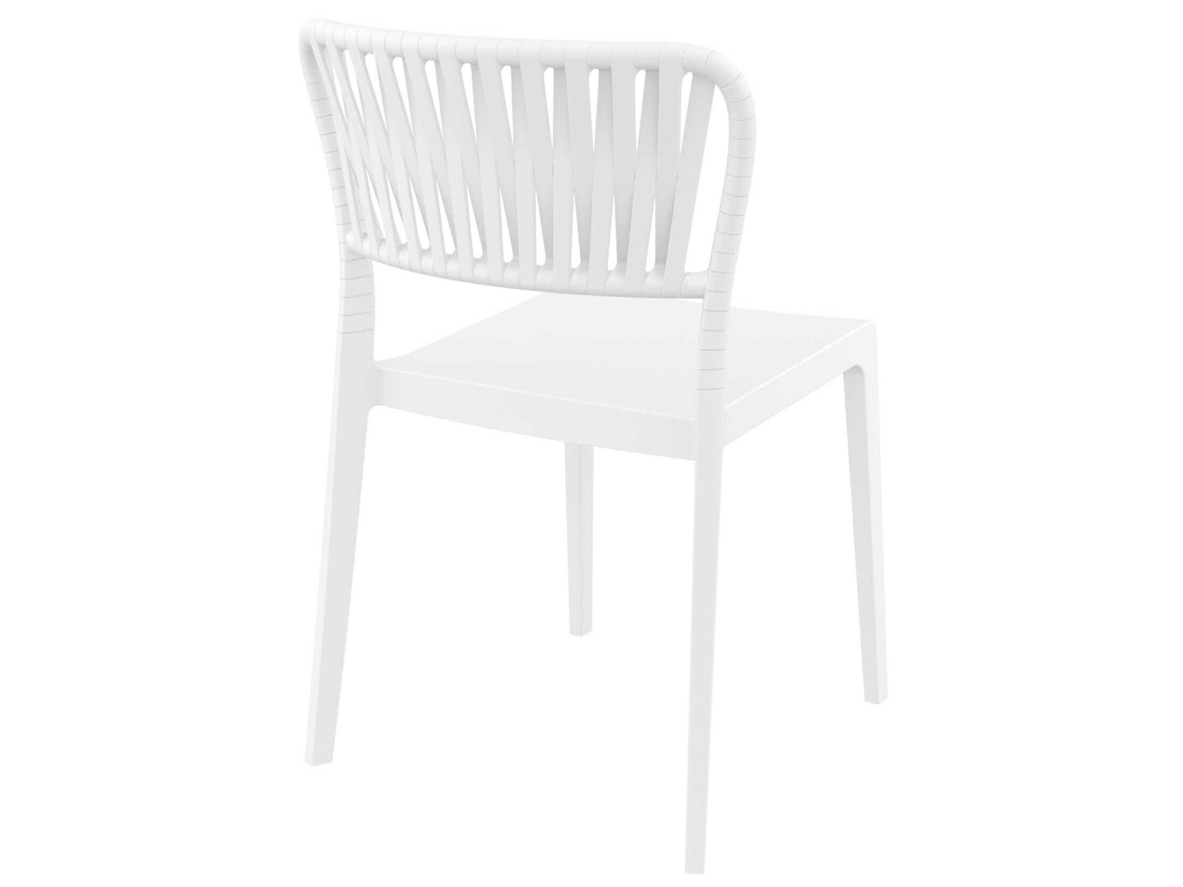 Compamia Portofino White Resin Dining Chair