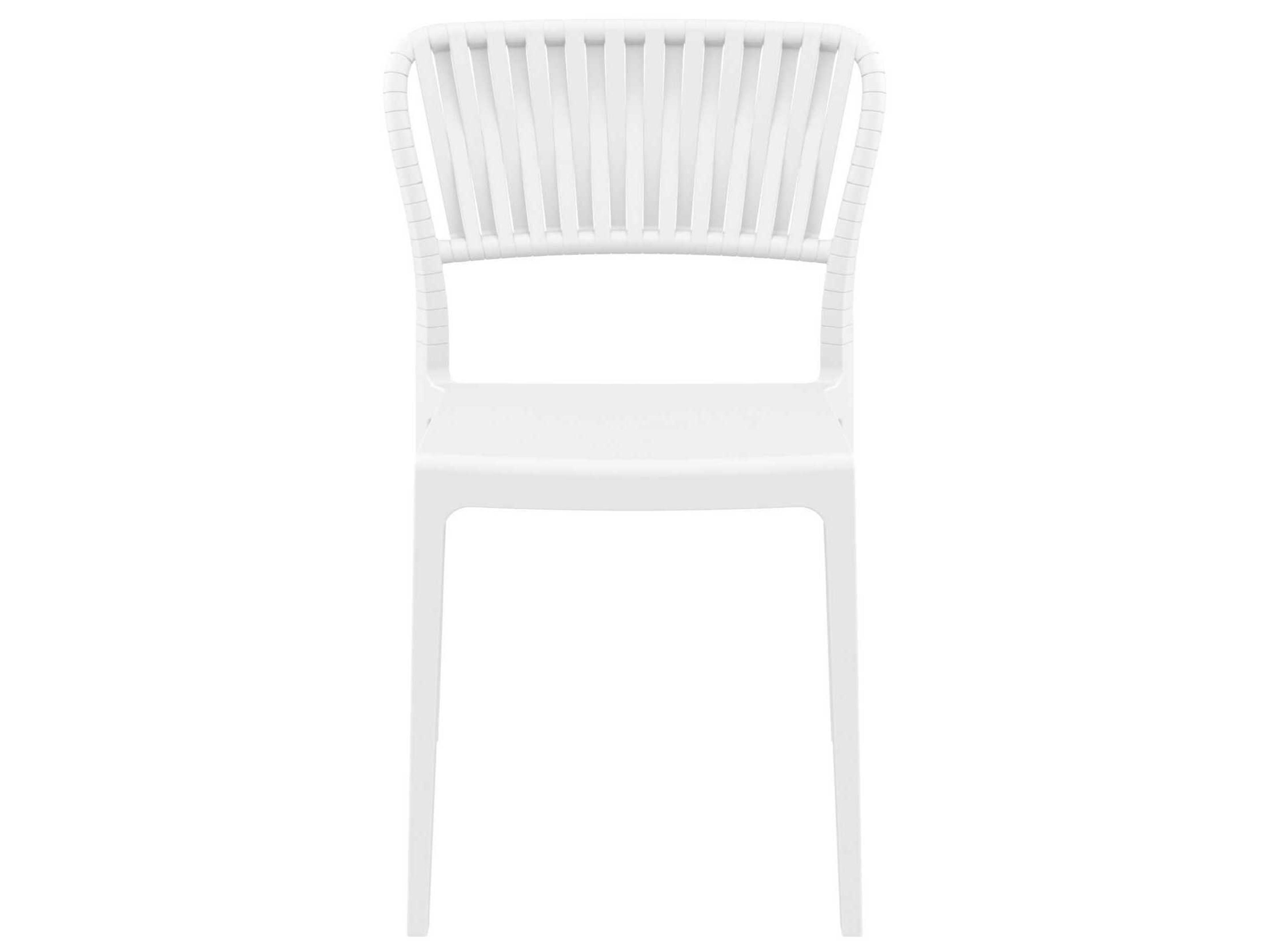 Compamia Portofino White Resin Dining Chair