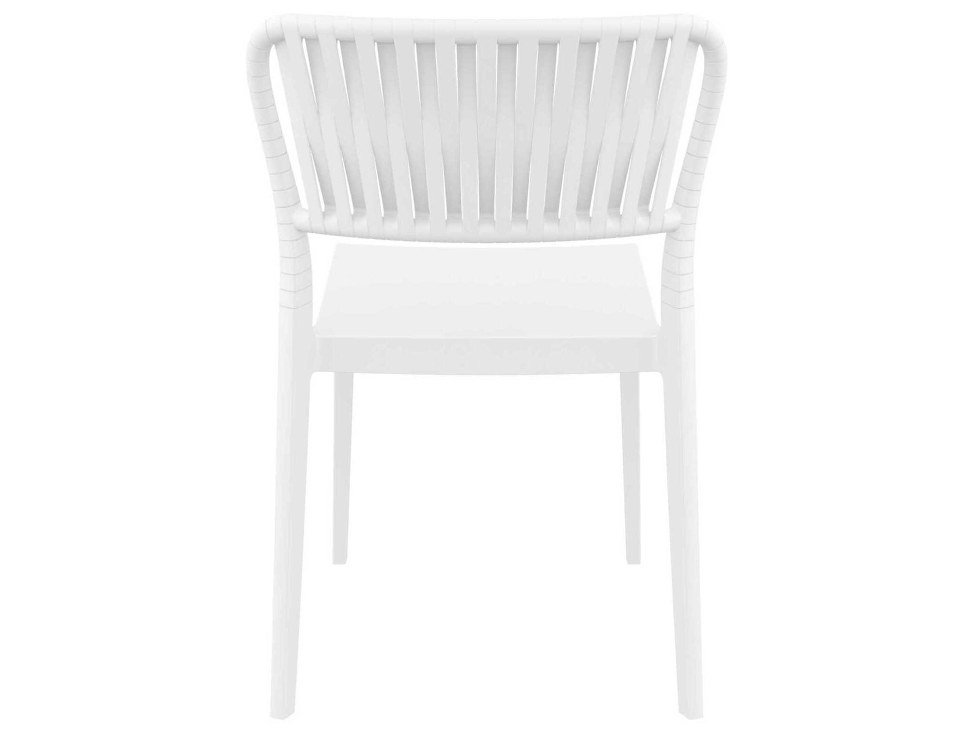 Compamia Portofino White Resin Dining Chair