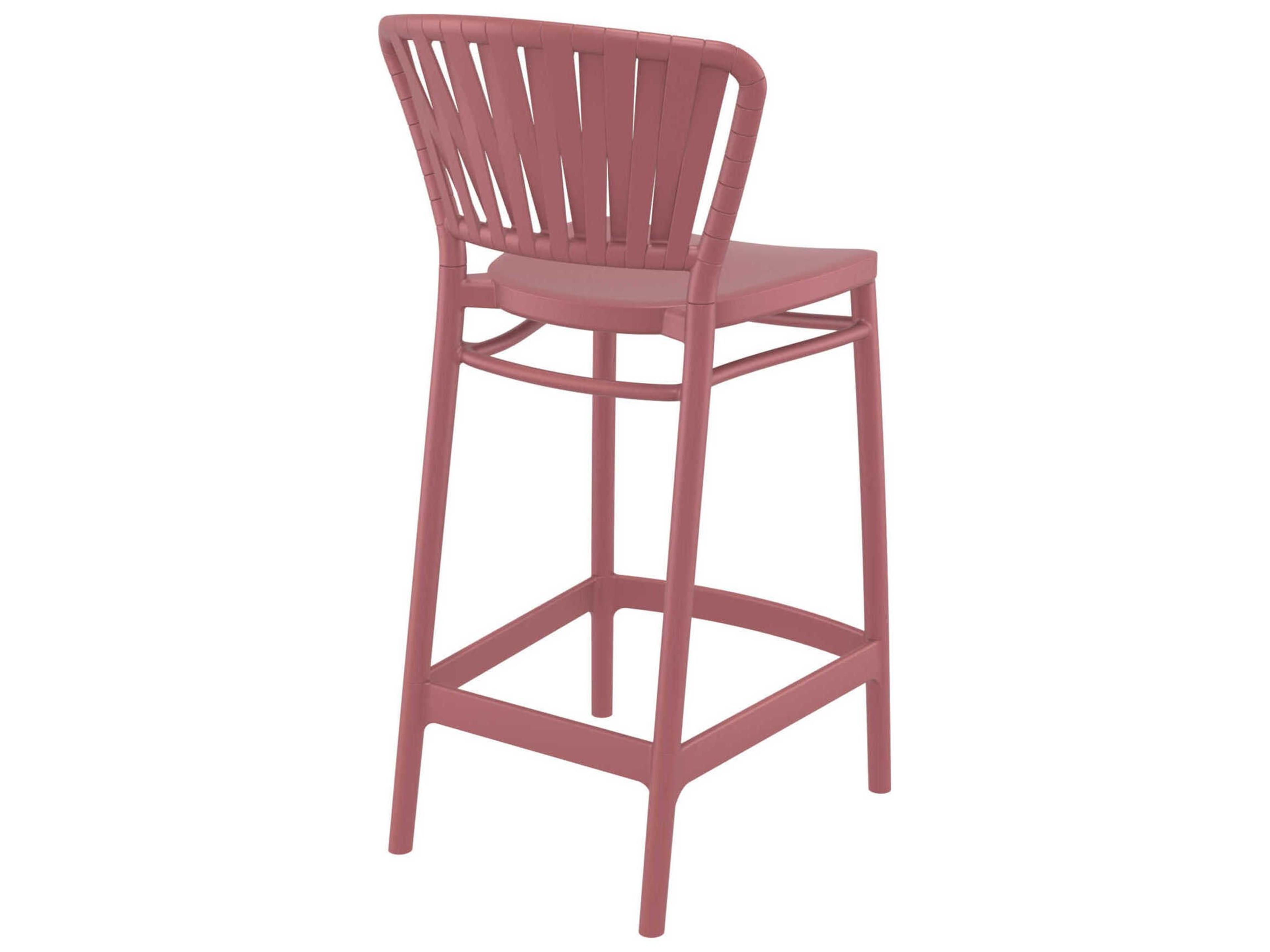 Compamia Portofino Marsala Polypropylene Counter Stool