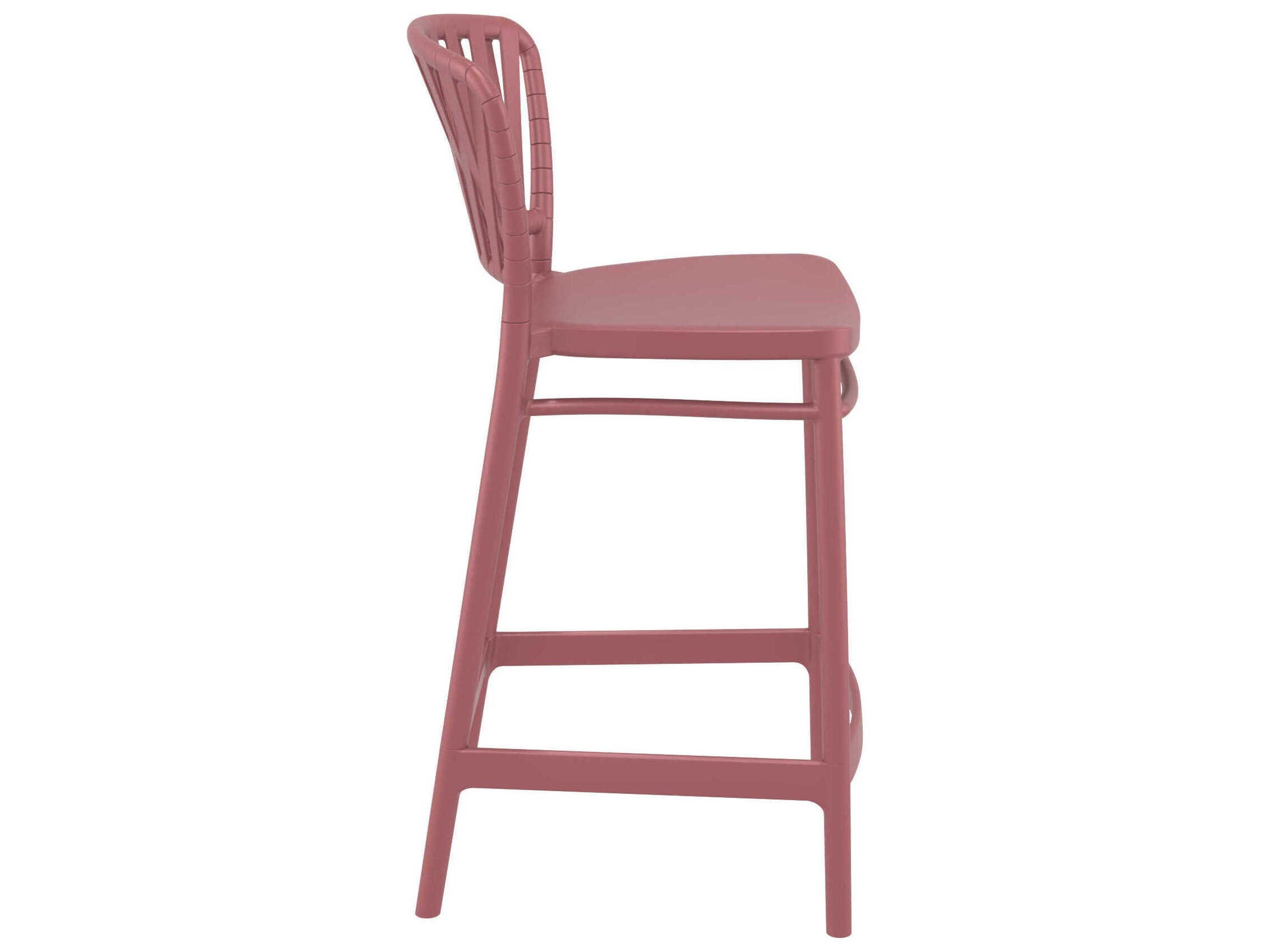 Compamia Portofino Marsala Polypropylene Counter Stool