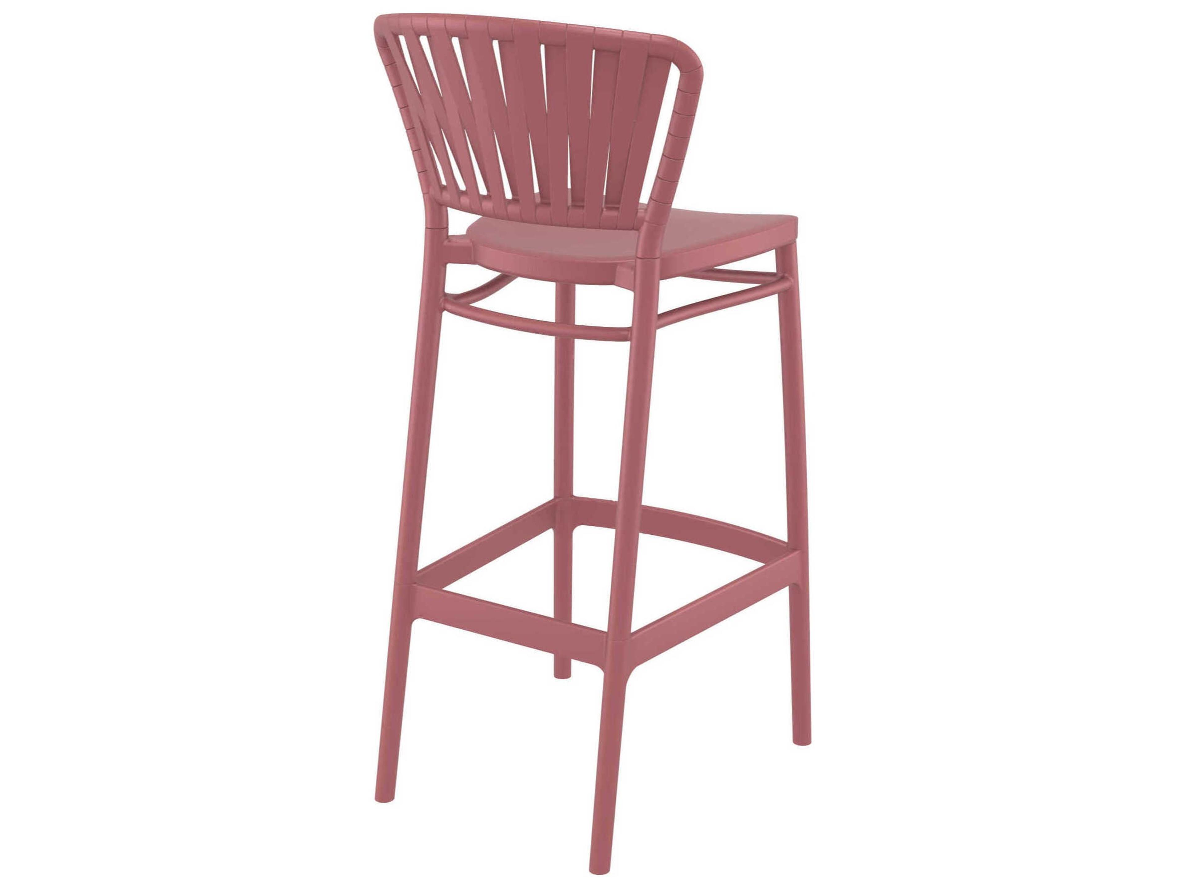 Compamia Portofino Marsala Polypropylene Bar Stool