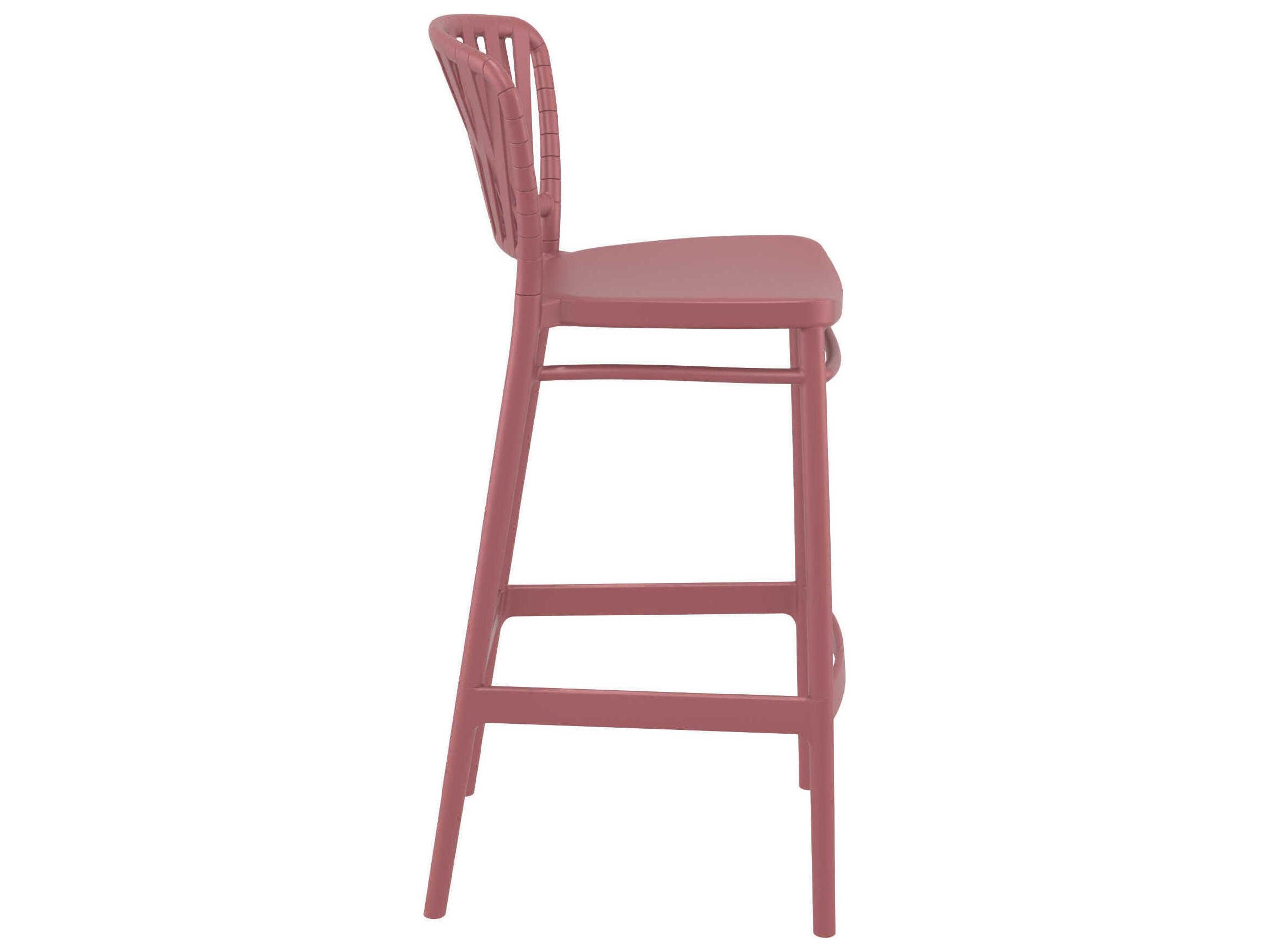 Compamia Portofino Marsala Polypropylene Bar Stool