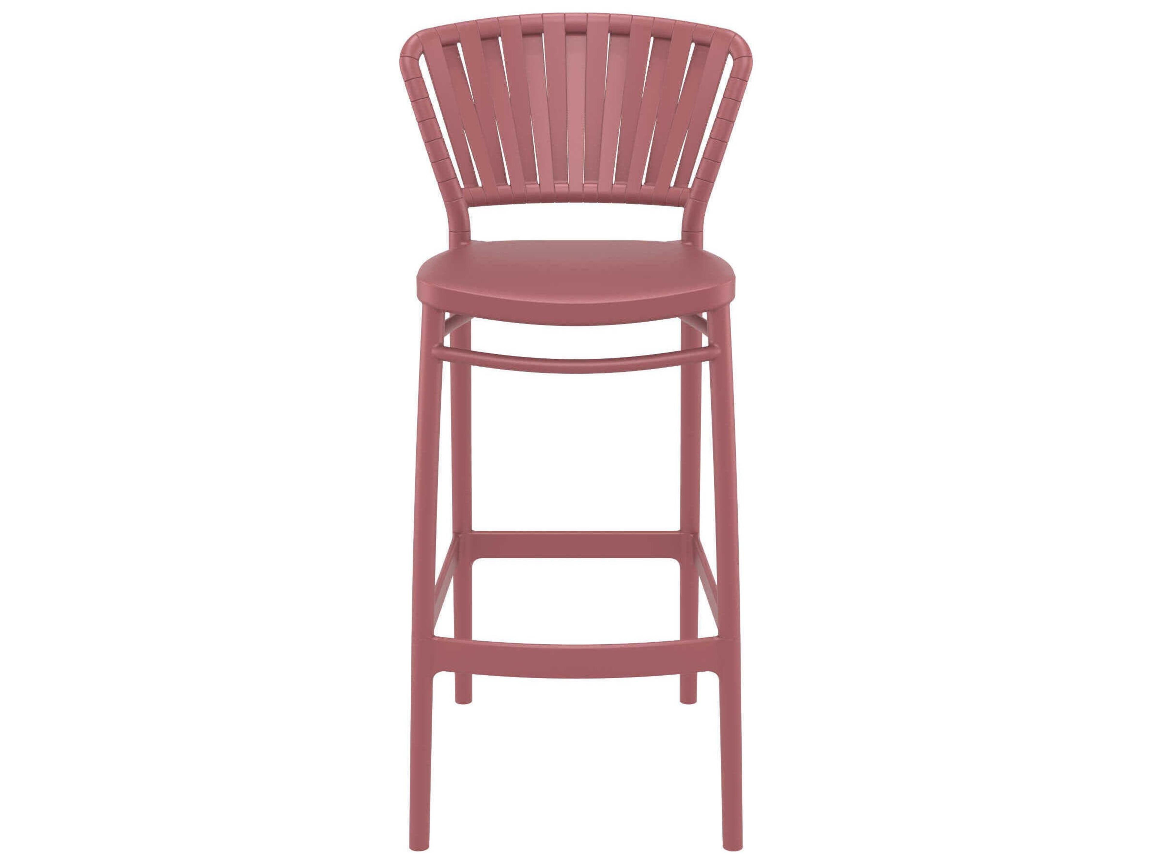 Compamia Portofino Marsala Polypropylene Bar Stool