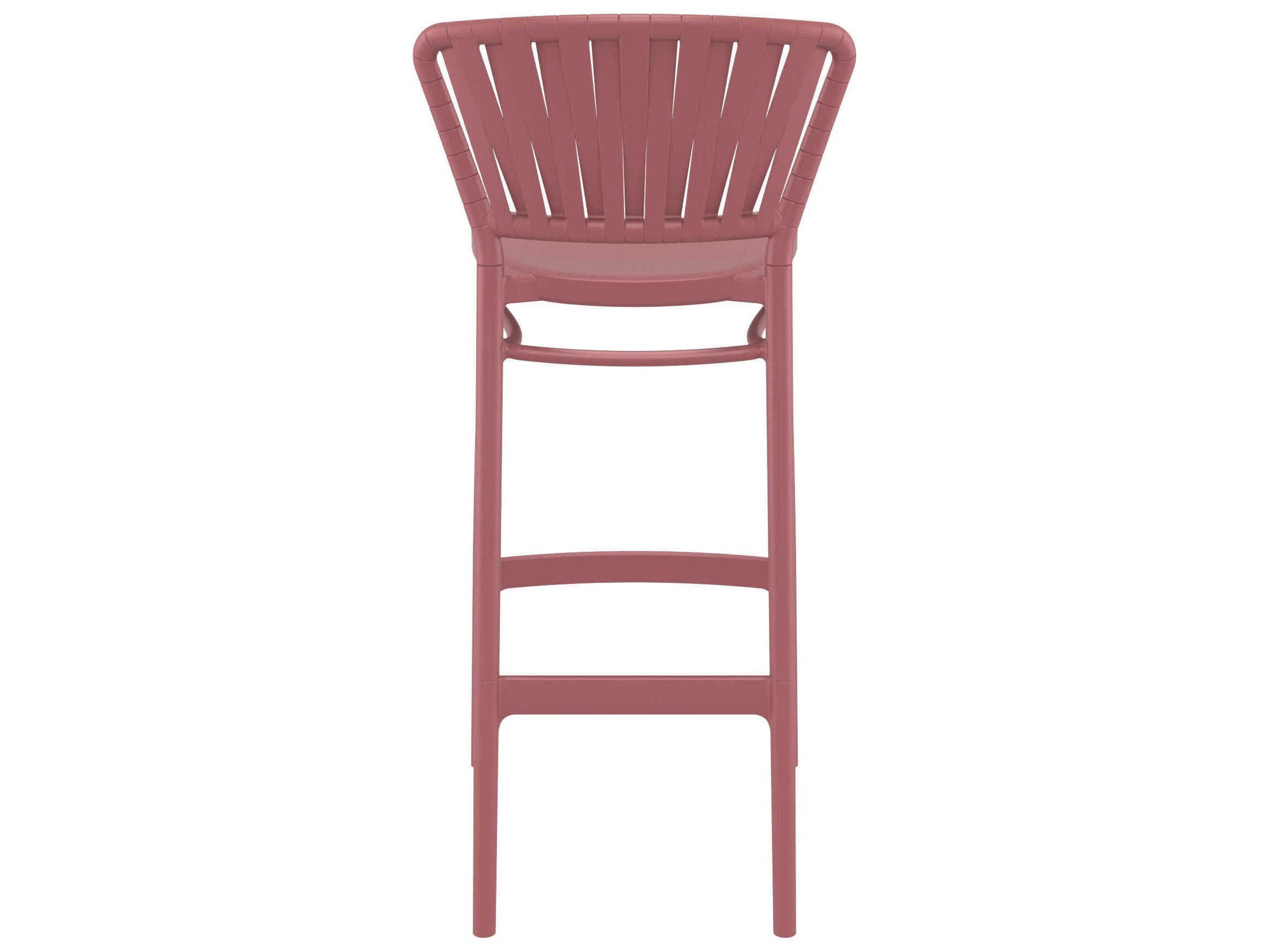 Compamia Portofino Marsala Polypropylene Bar Stool