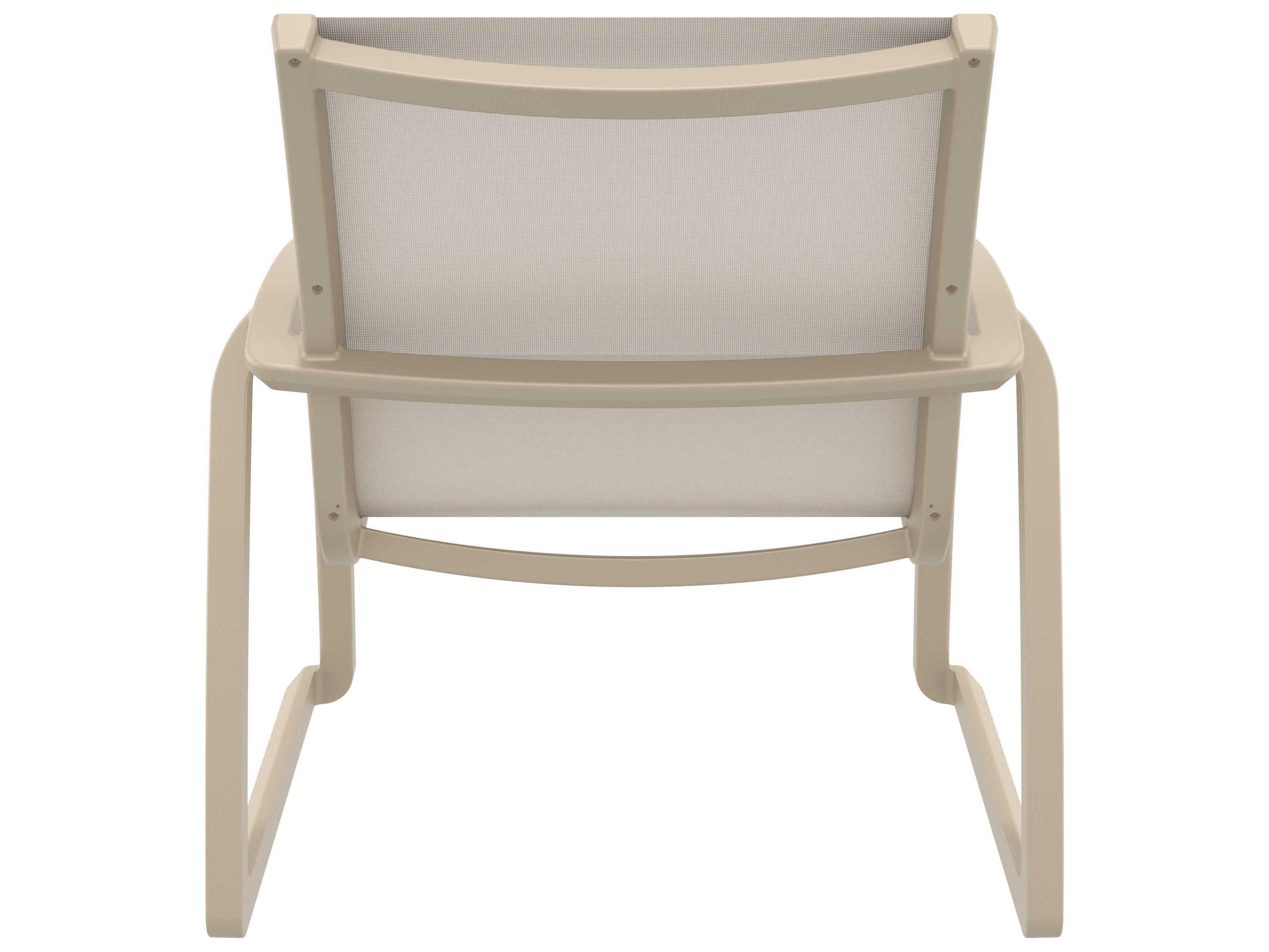 Compamia Pacific Taupe Resin Sling Lounge Chair