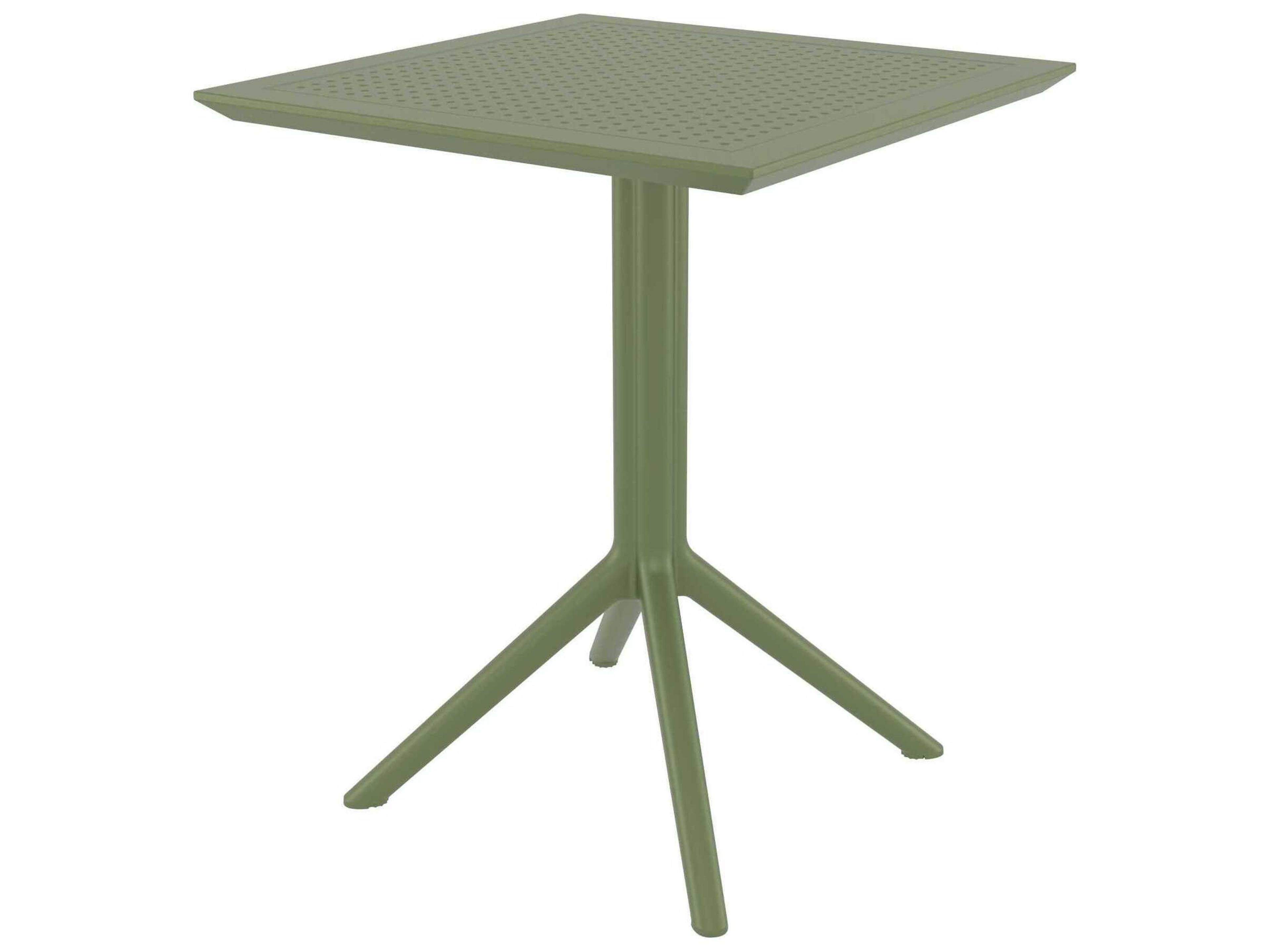 Compamia Marie Olive Green Resin Dining Set