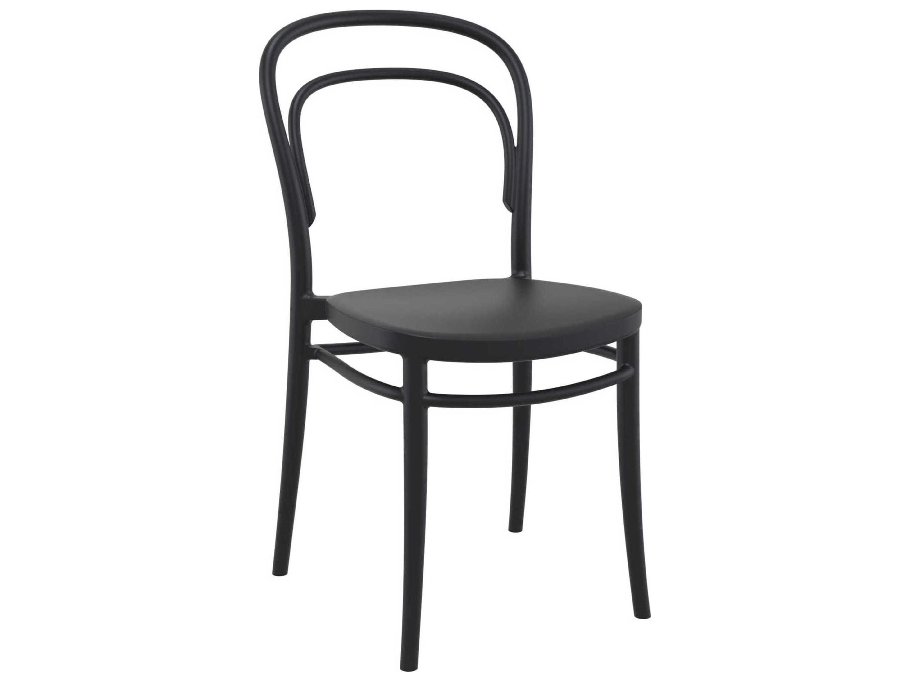 Marie Black Resin Dining Chair