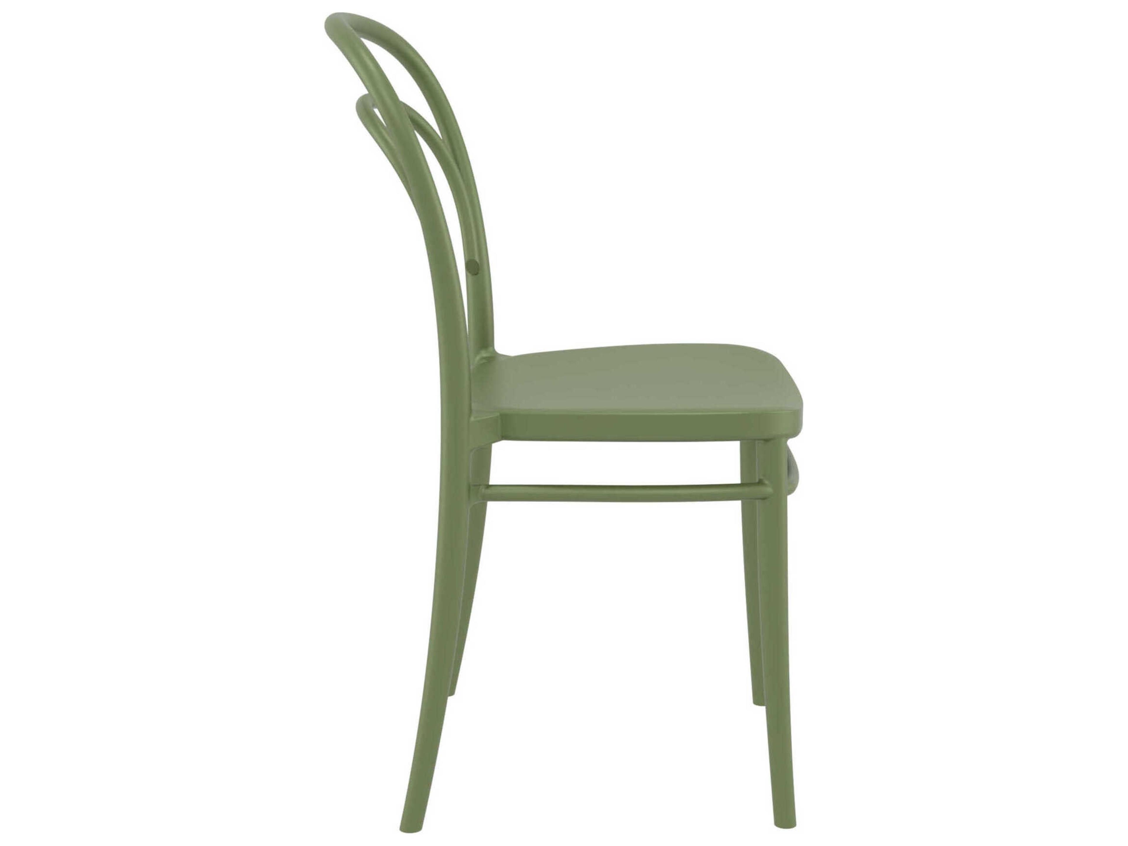 Compamia Marie Olive Green Resin Dining Chair