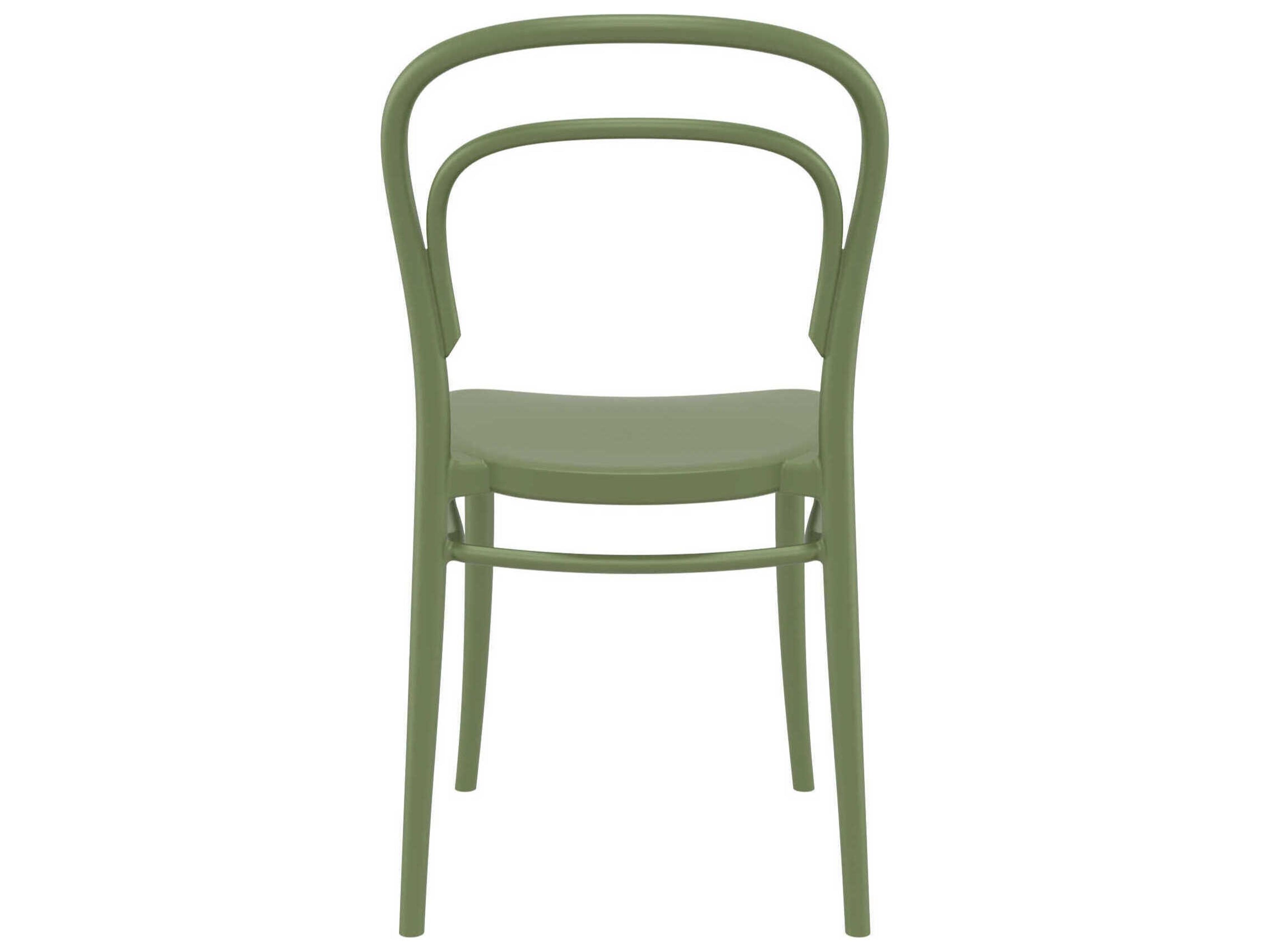 Compamia Marie Olive Green Resin Dining Chair