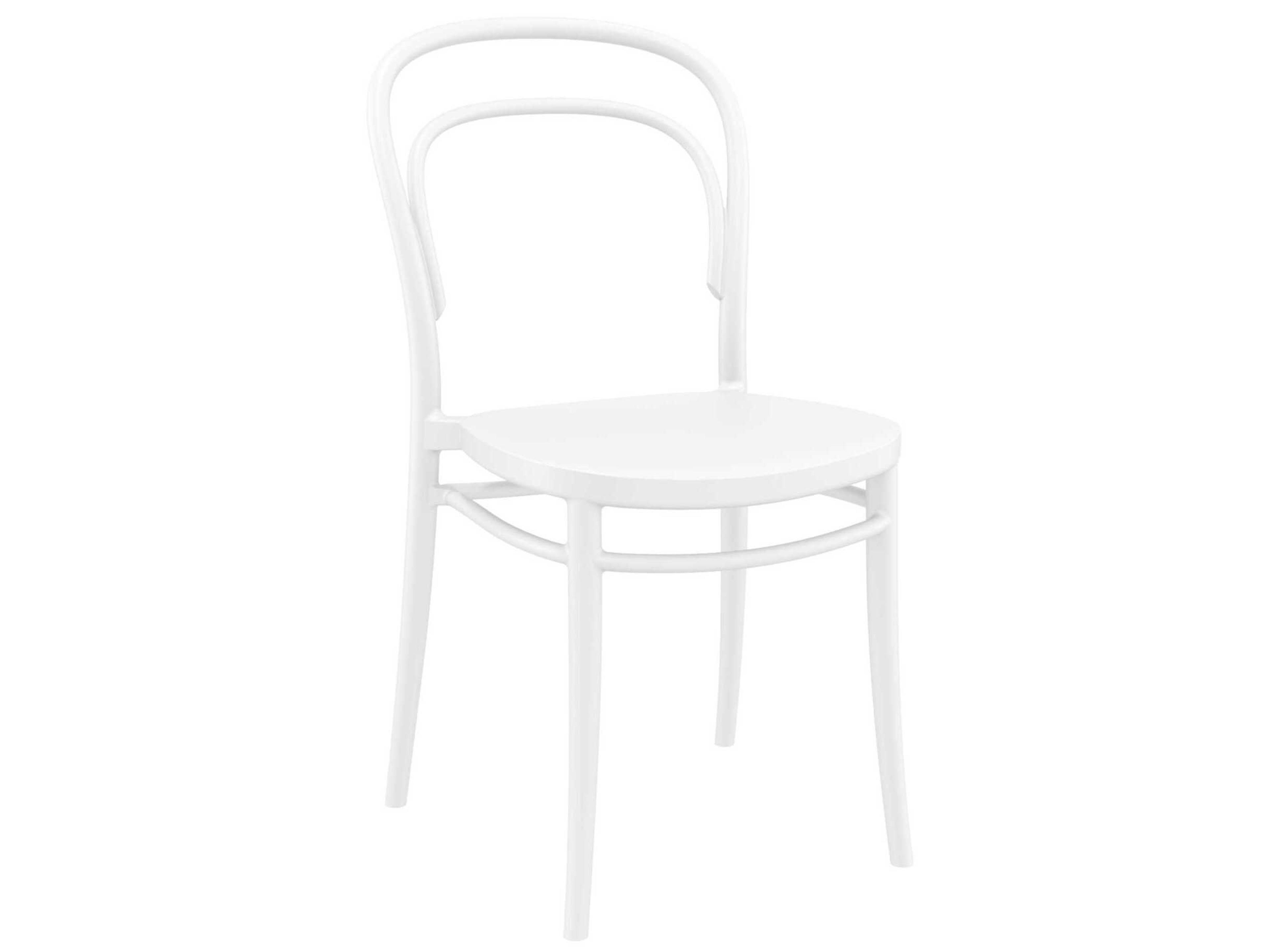 Marie White Resin Dining Chair