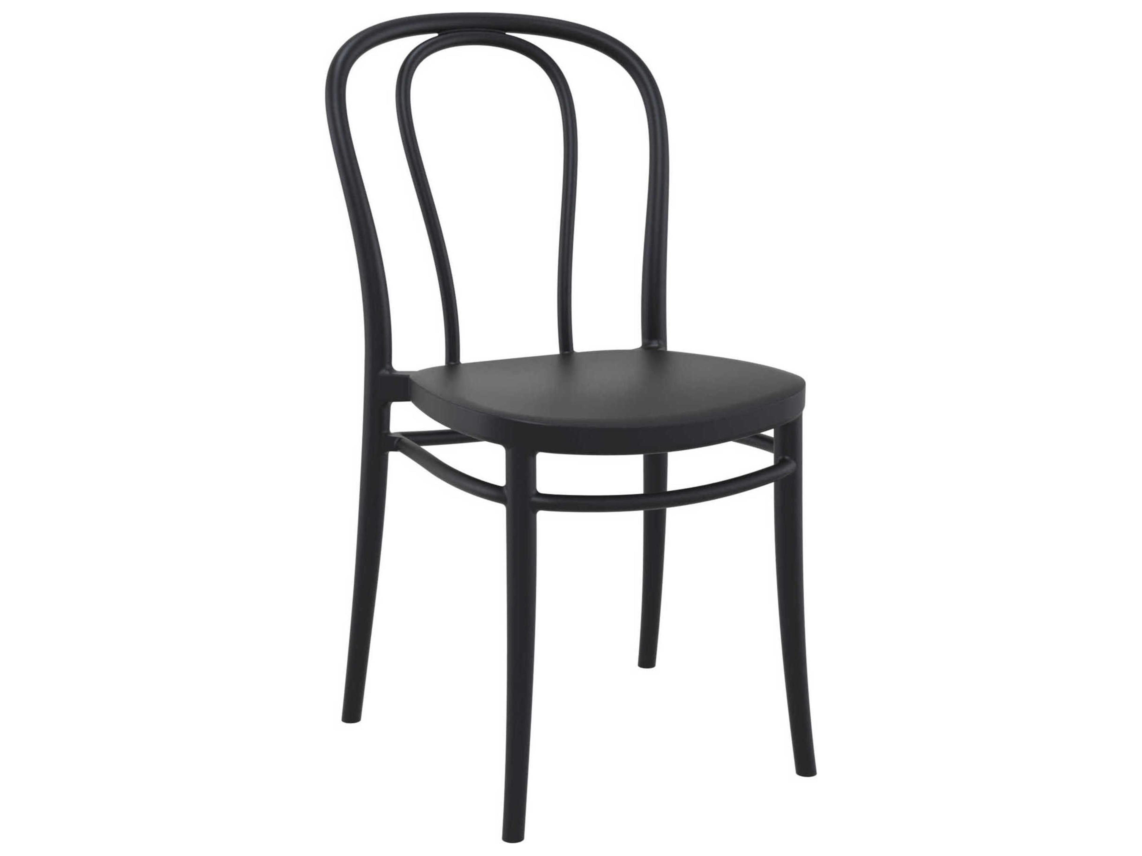 Victor Black Resin Dining Chair