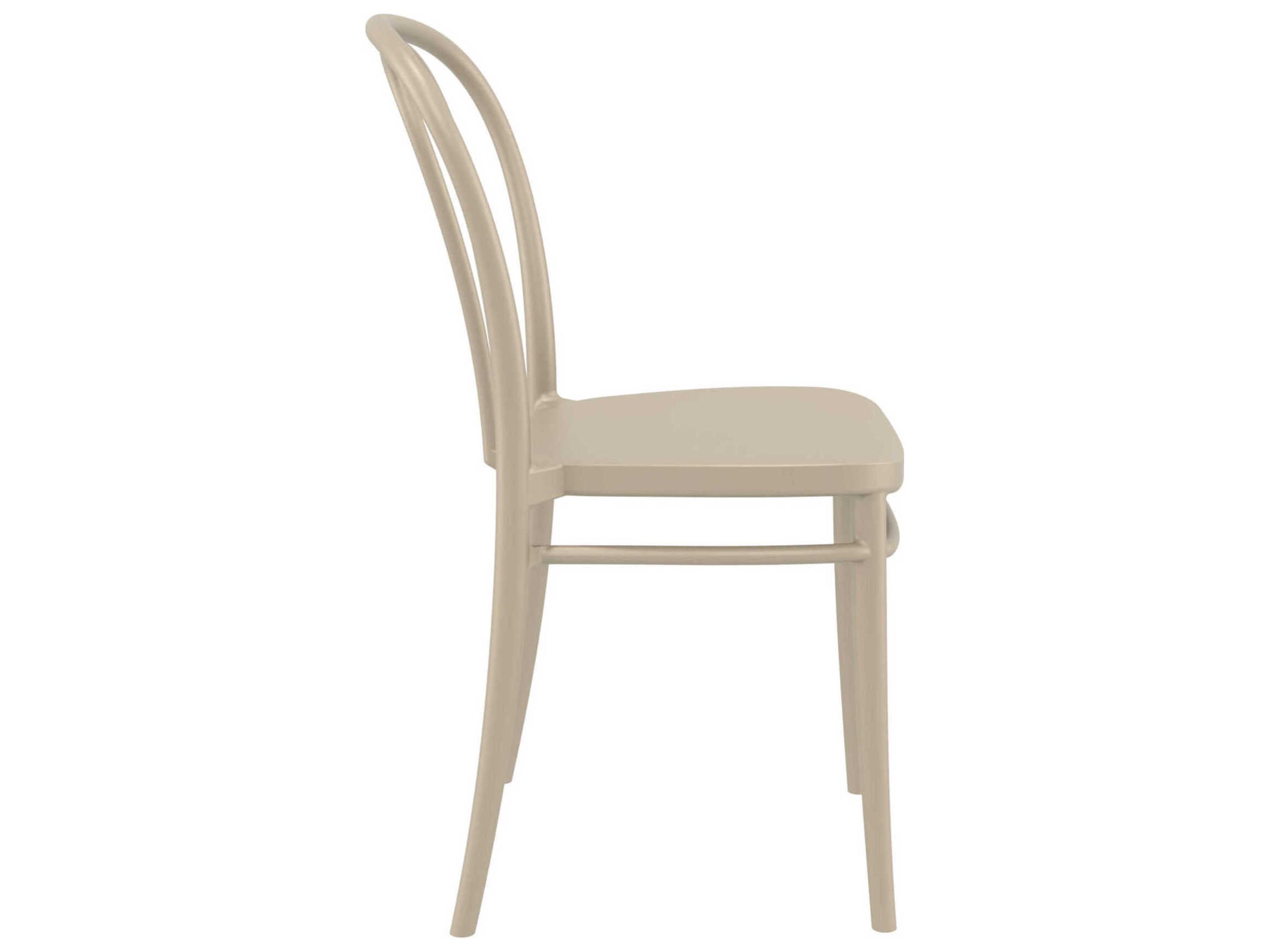 Compamia Victor Taupe Resin Dining Chair