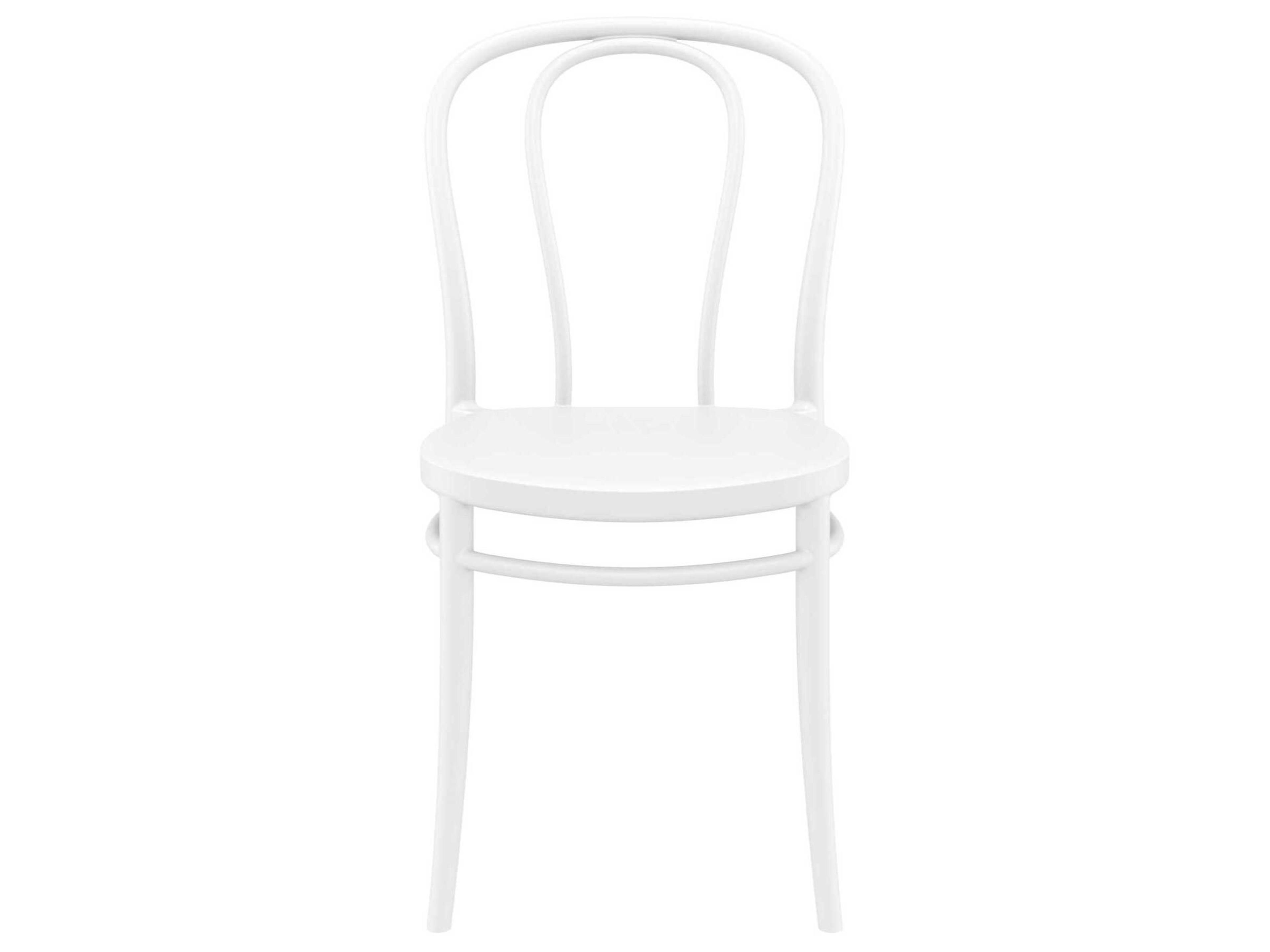 Compamia Victor White Resin Dining Chair