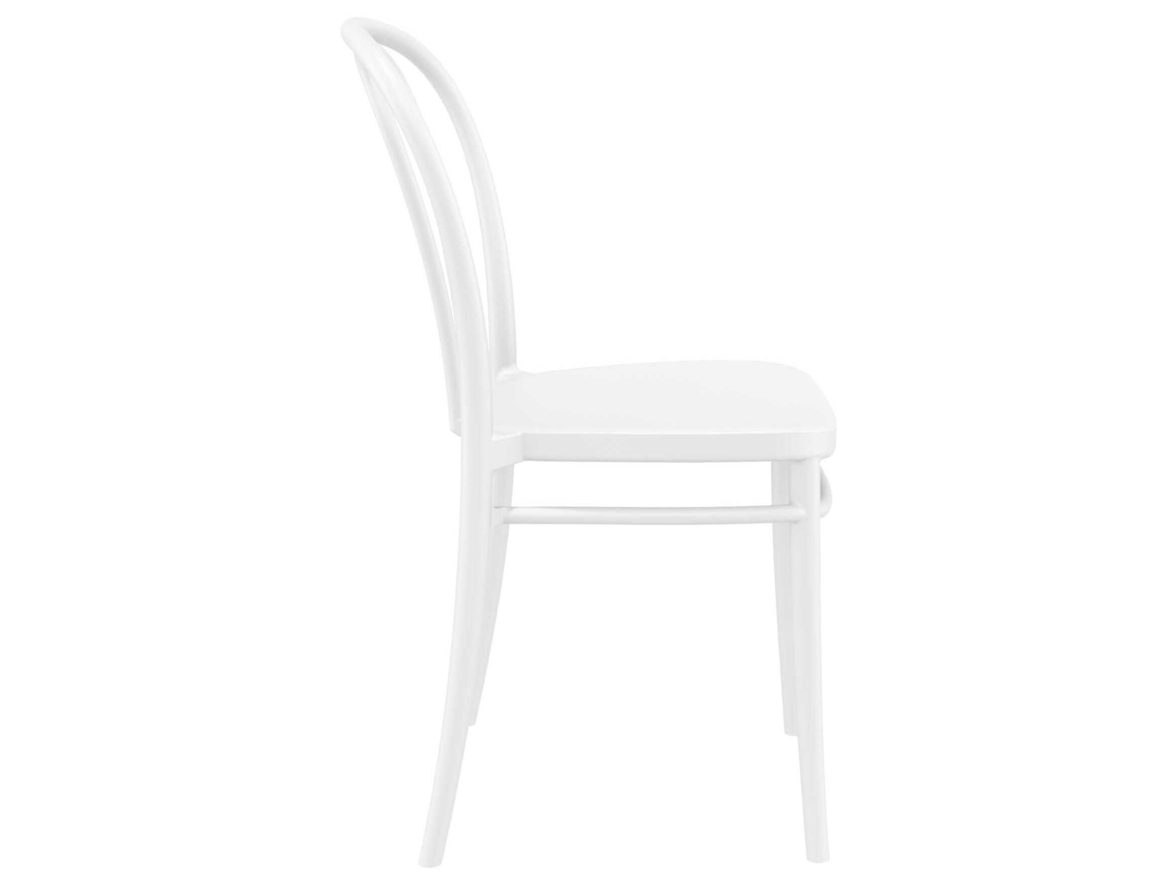 Compamia Victor White Resin Dining Chair