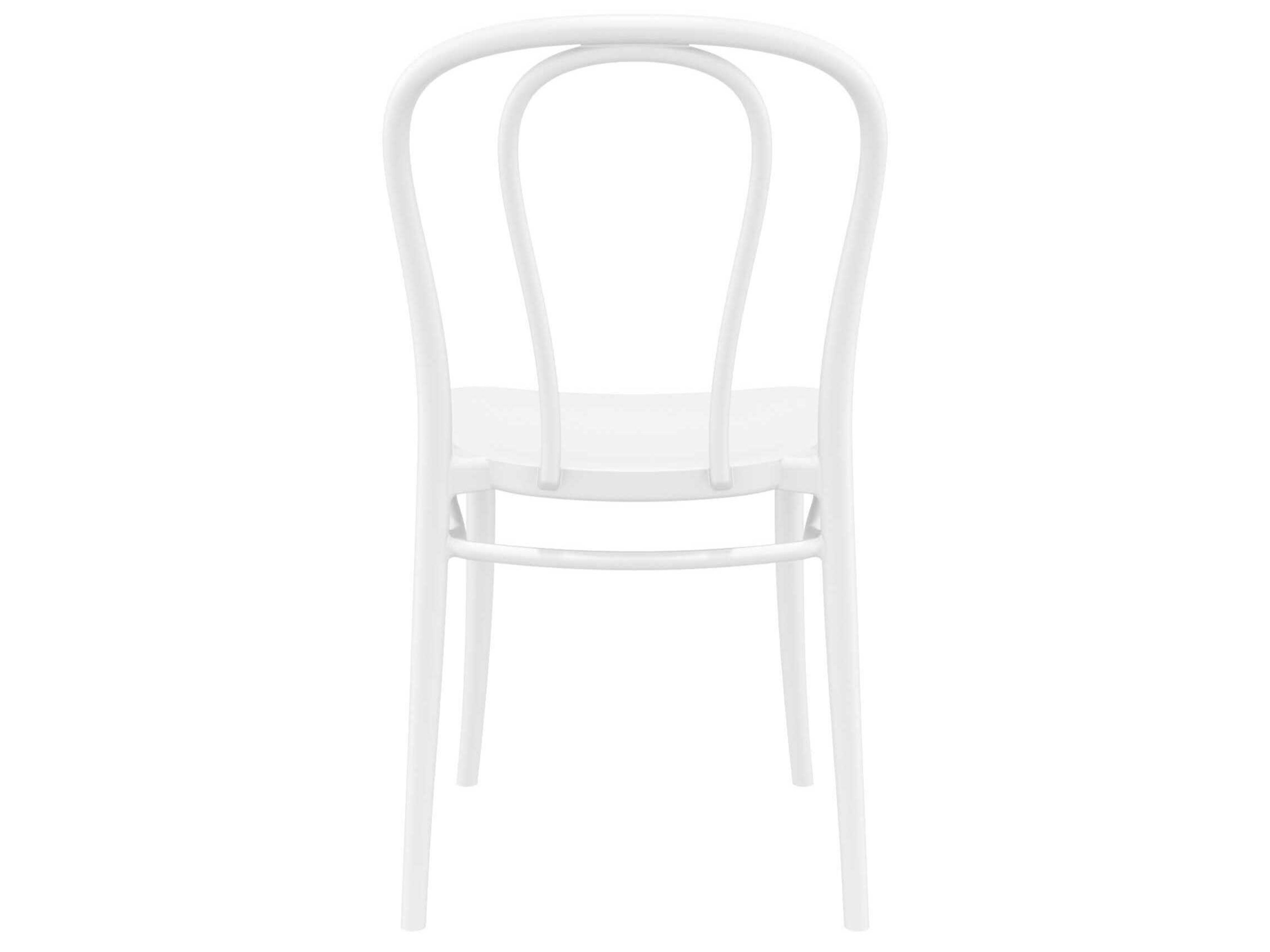 Compamia Victor White Resin Dining Chair