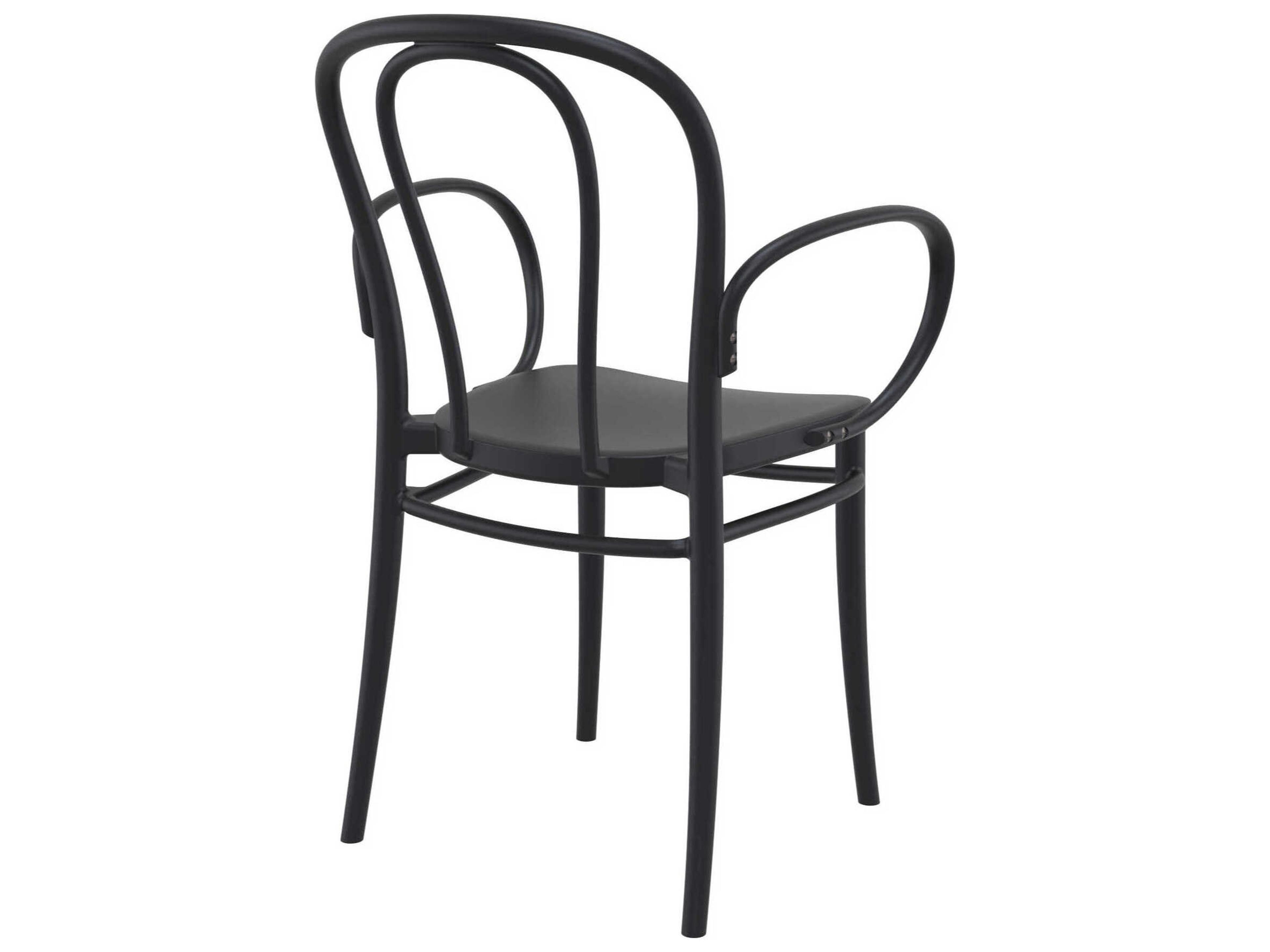 Compamia Victor Black Resin Dining Chair