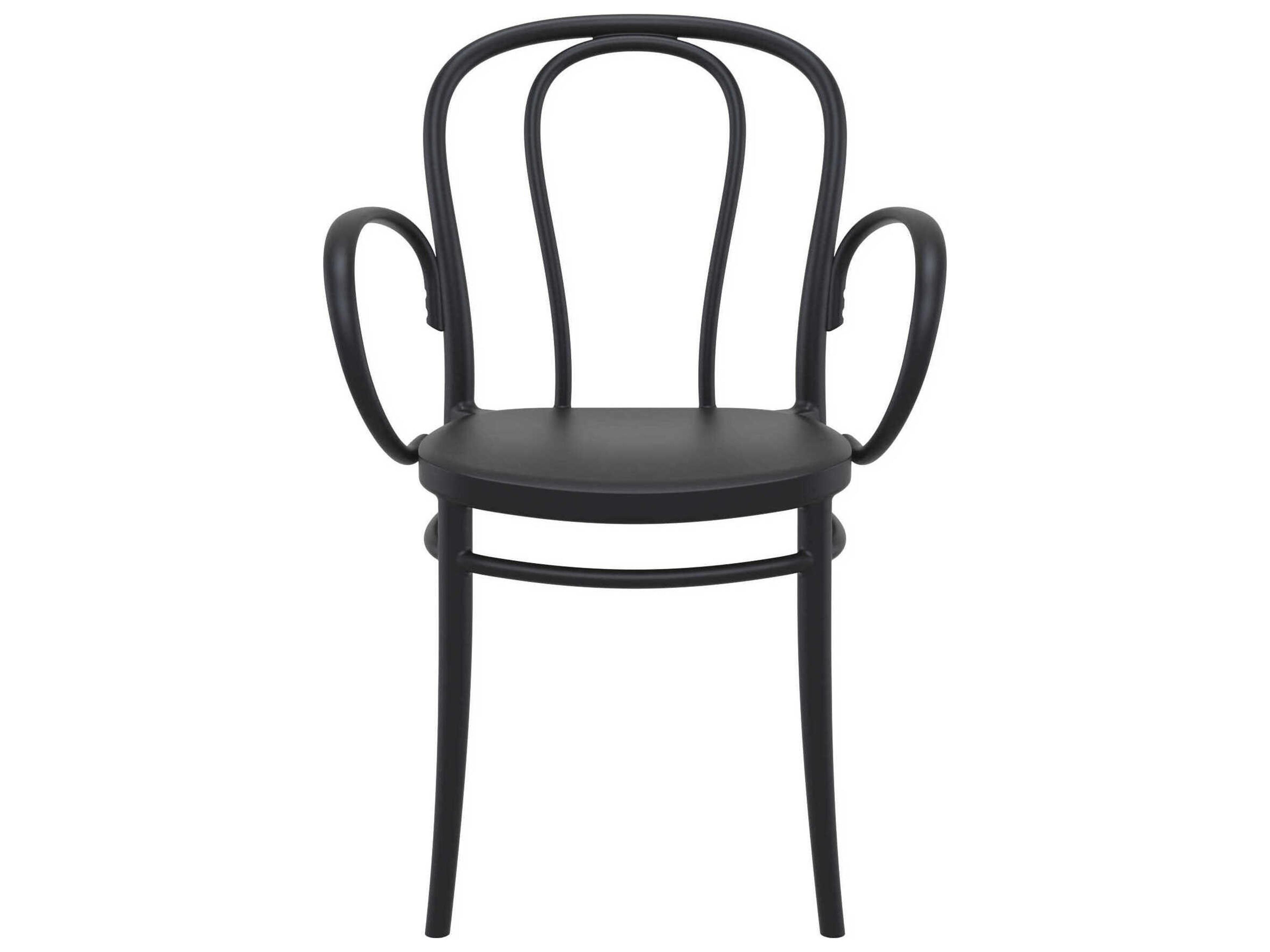 Compamia Victor Black Resin Dining Chair