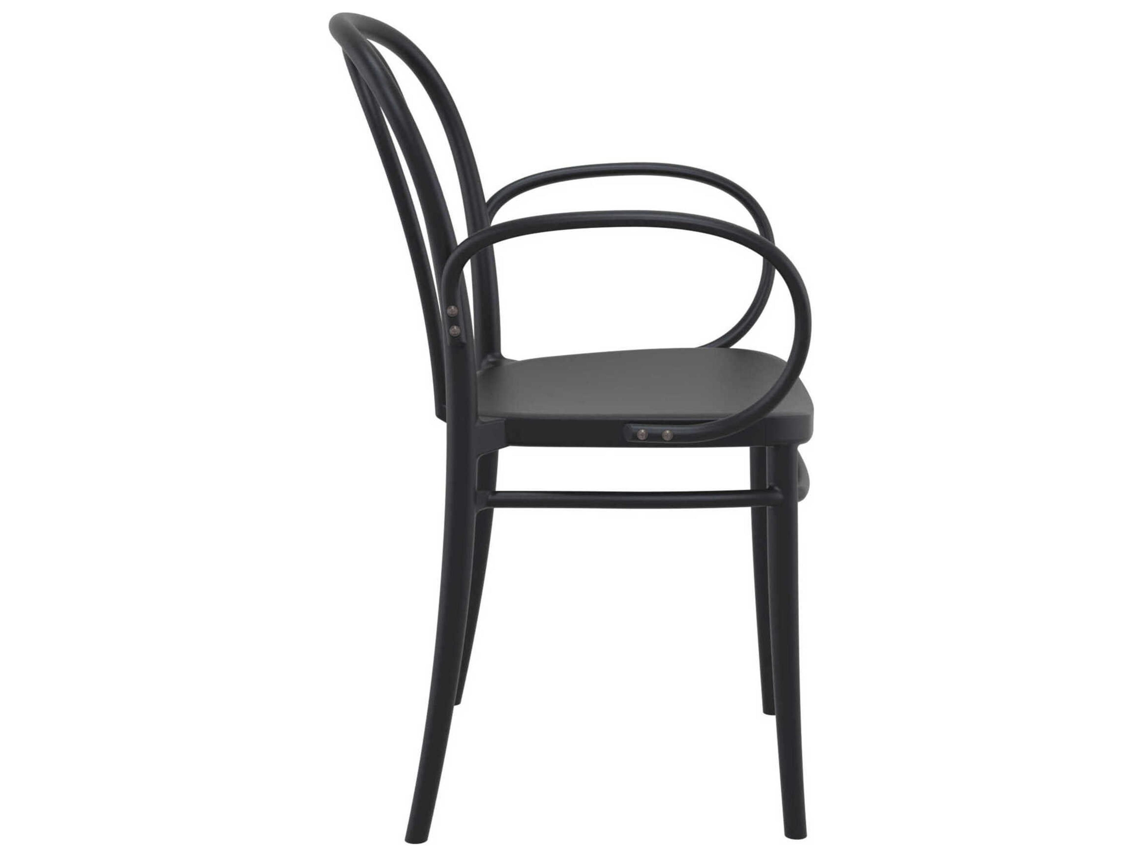 Compamia Victor Black Resin Dining Chair