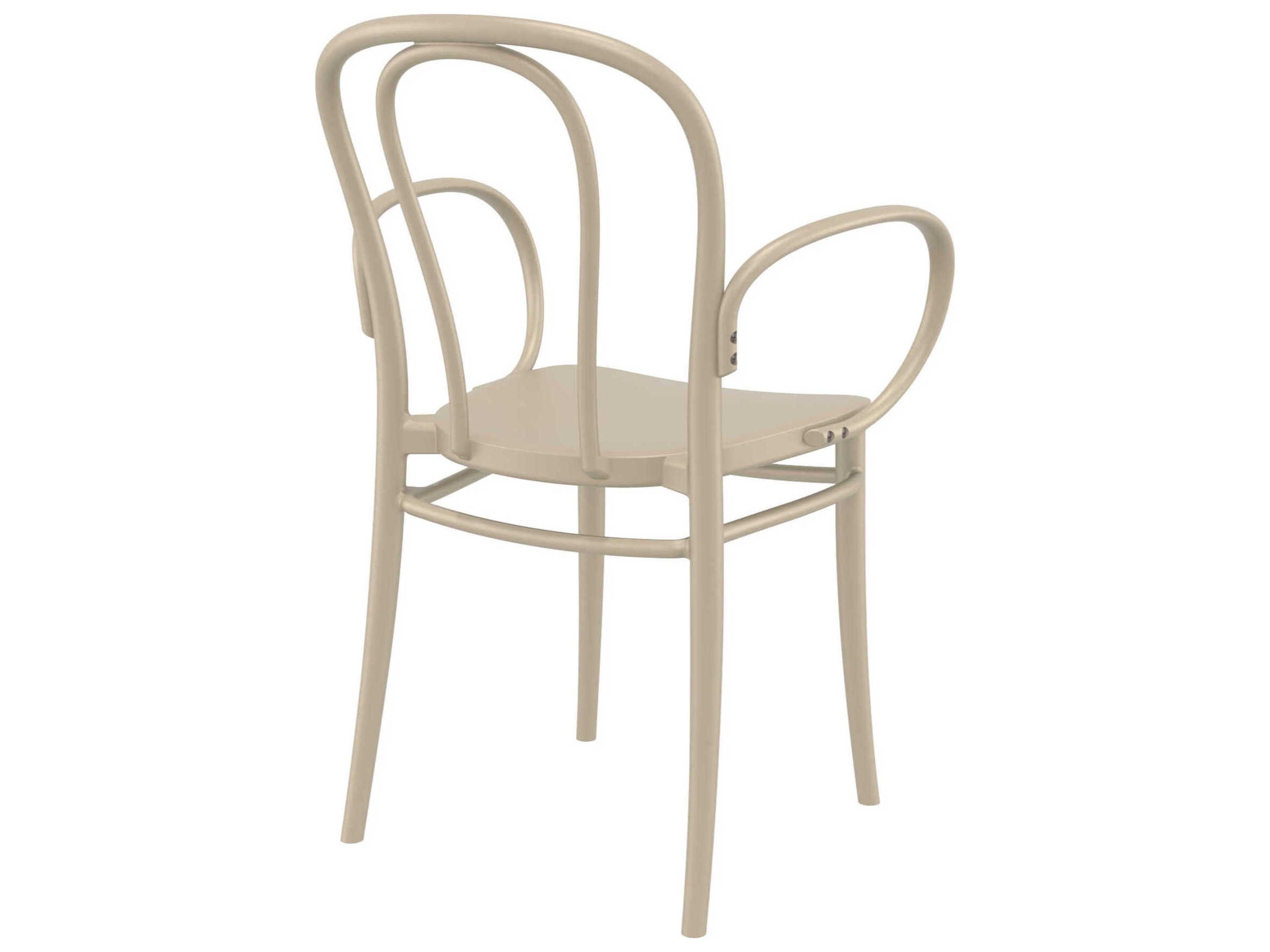 Compamia Victor Taupe Resin Dining Chair
