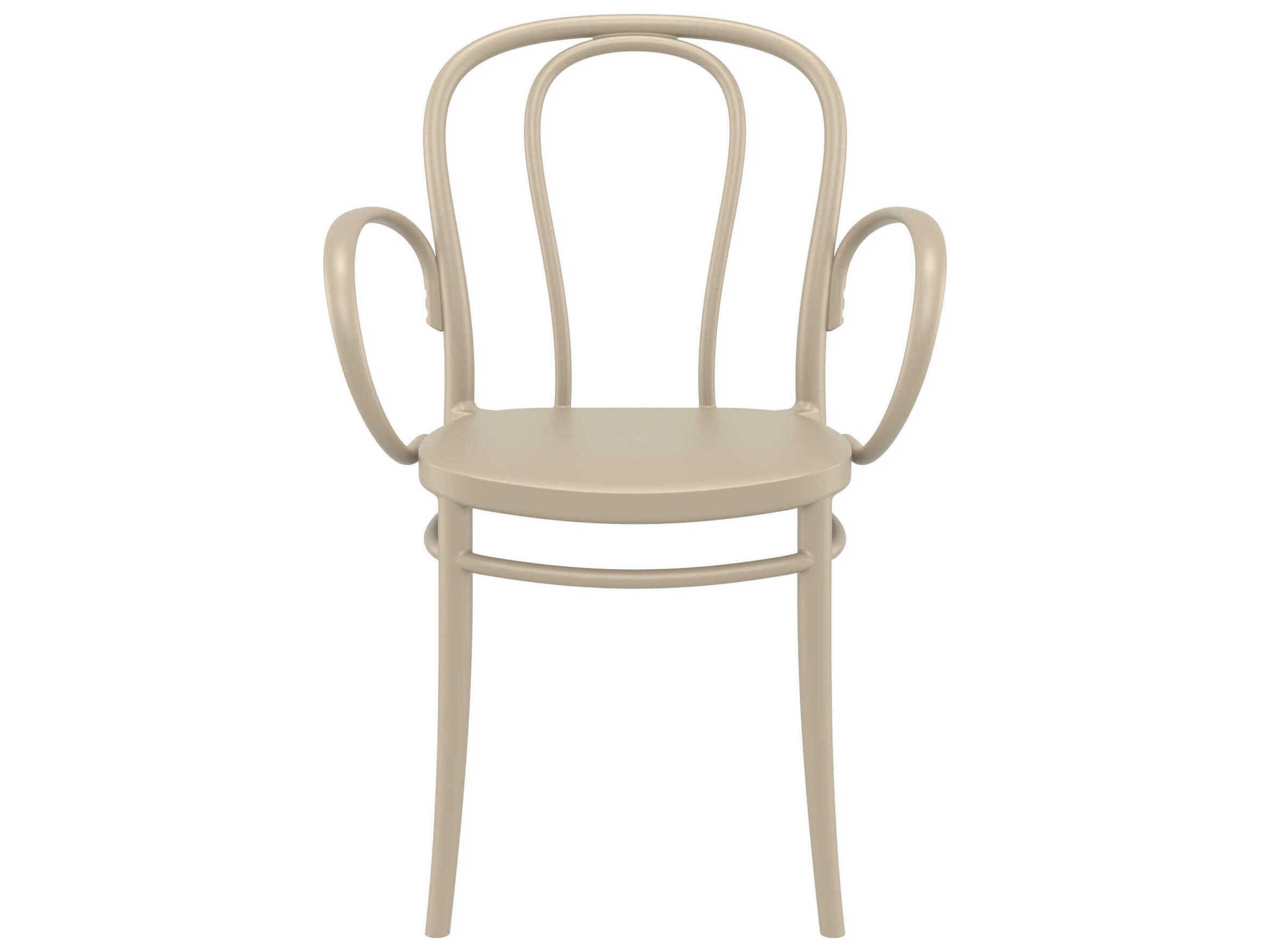 Compamia Victor Taupe Resin Dining Chair