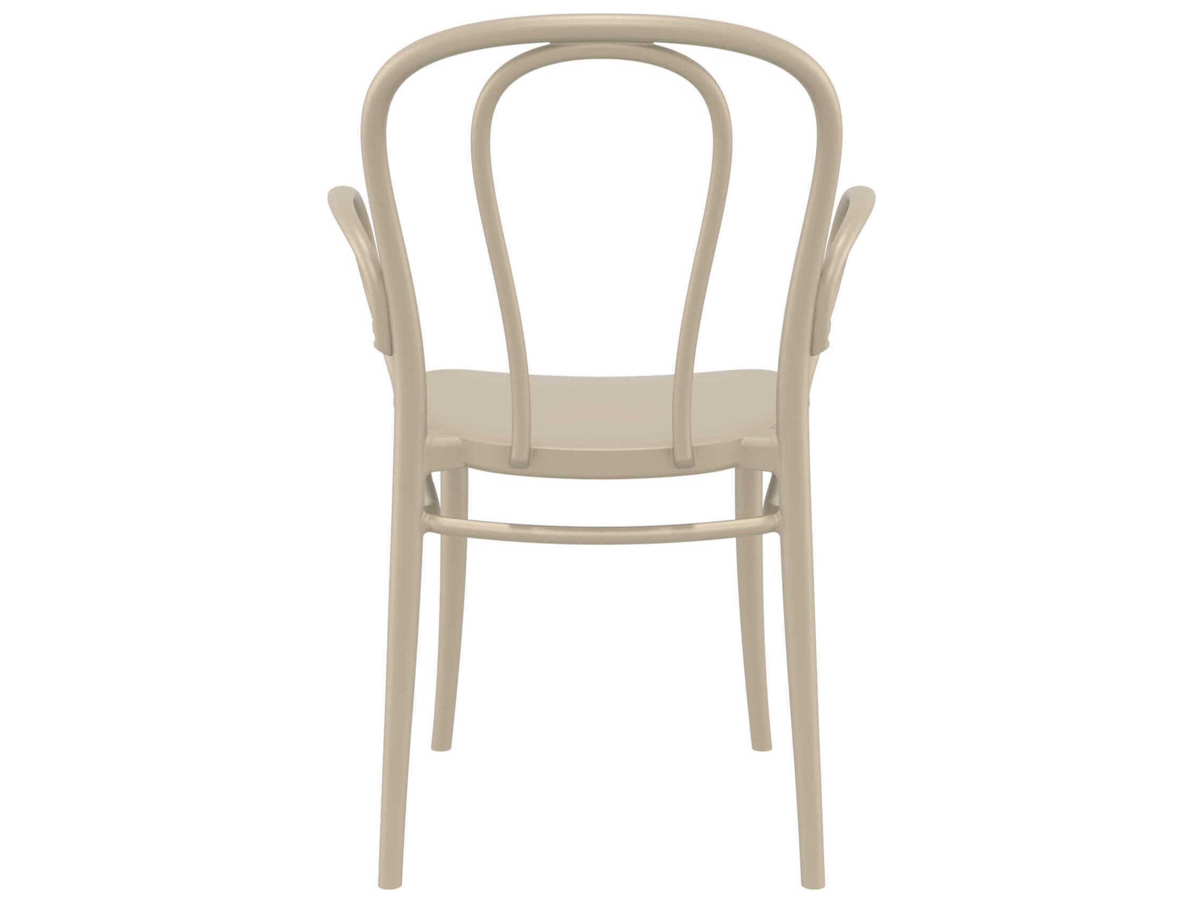 Compamia Victor Taupe Resin Dining Chair