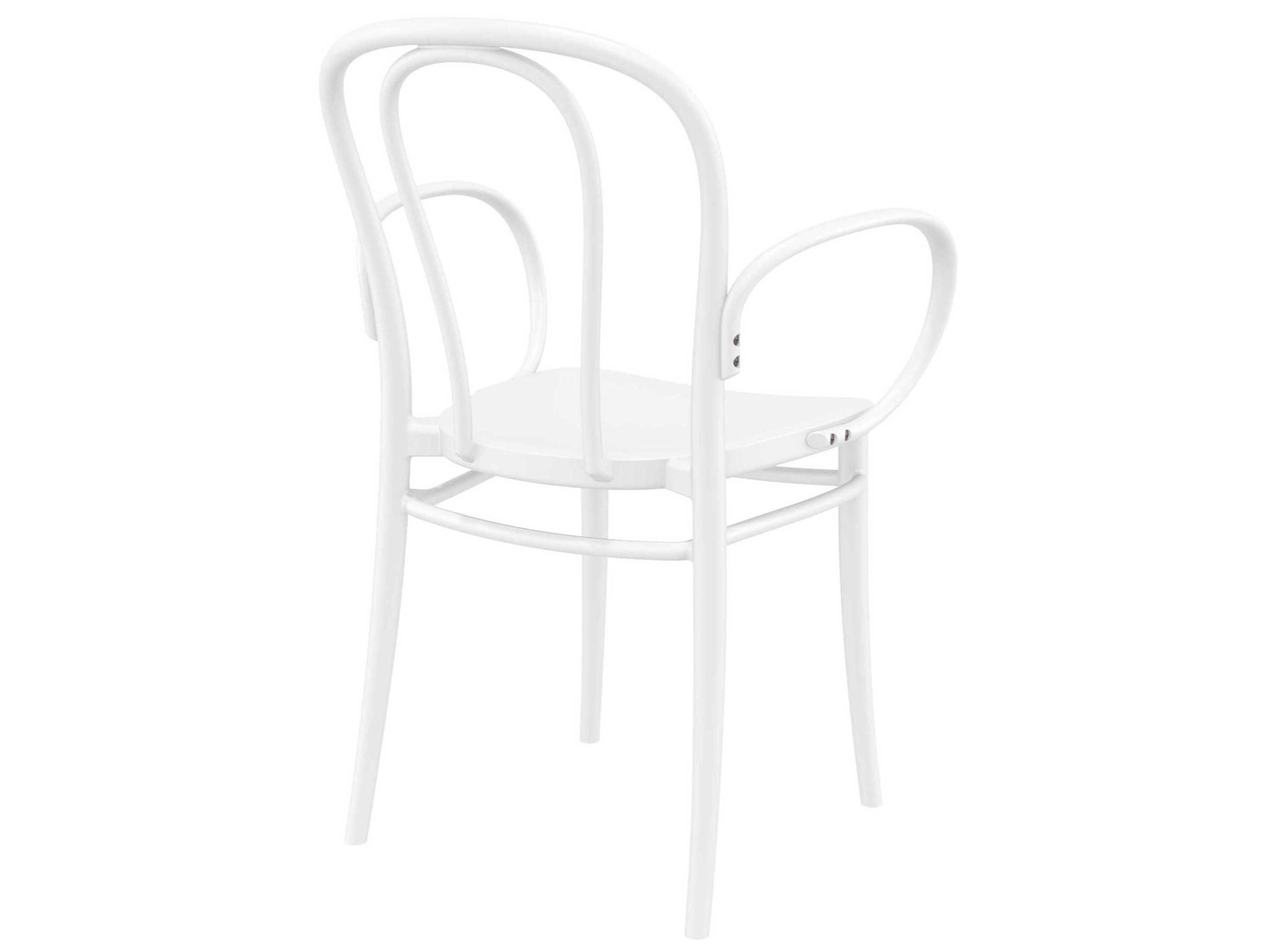 Compamia Victor White Resin Dining Chair