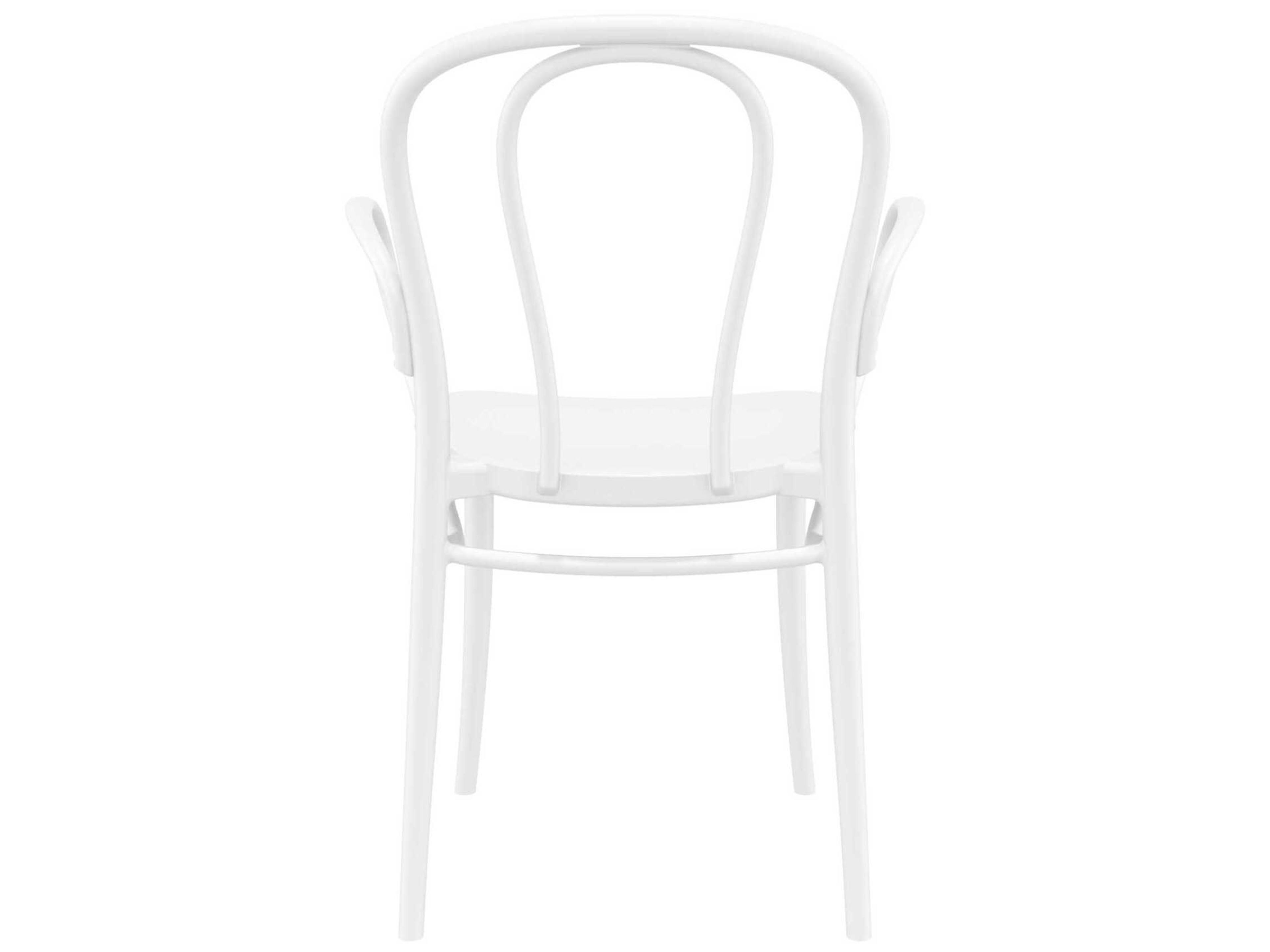 Compamia Victor White Resin Dining Chair