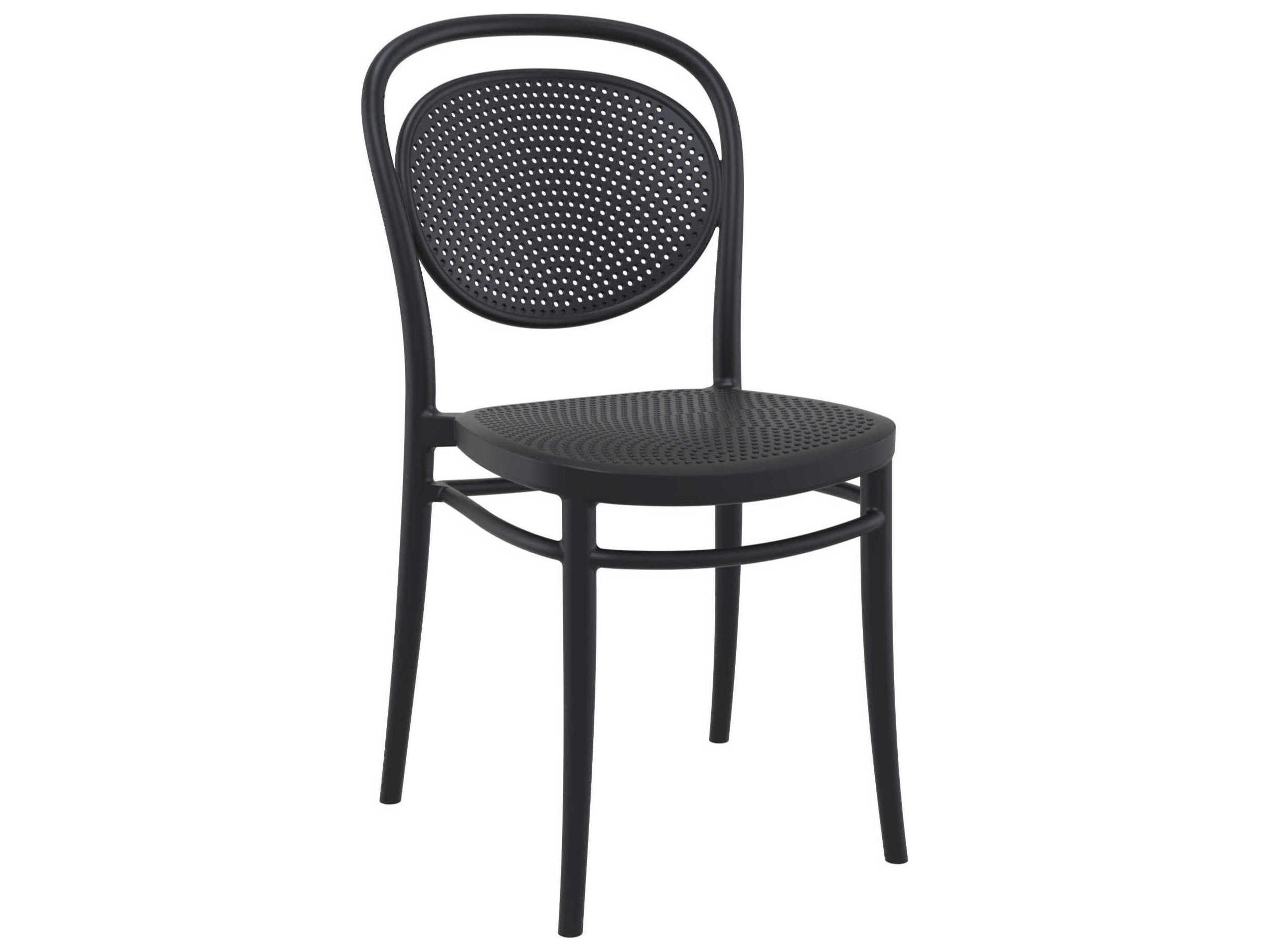 Marcel Black Polypropylene Dining Chair