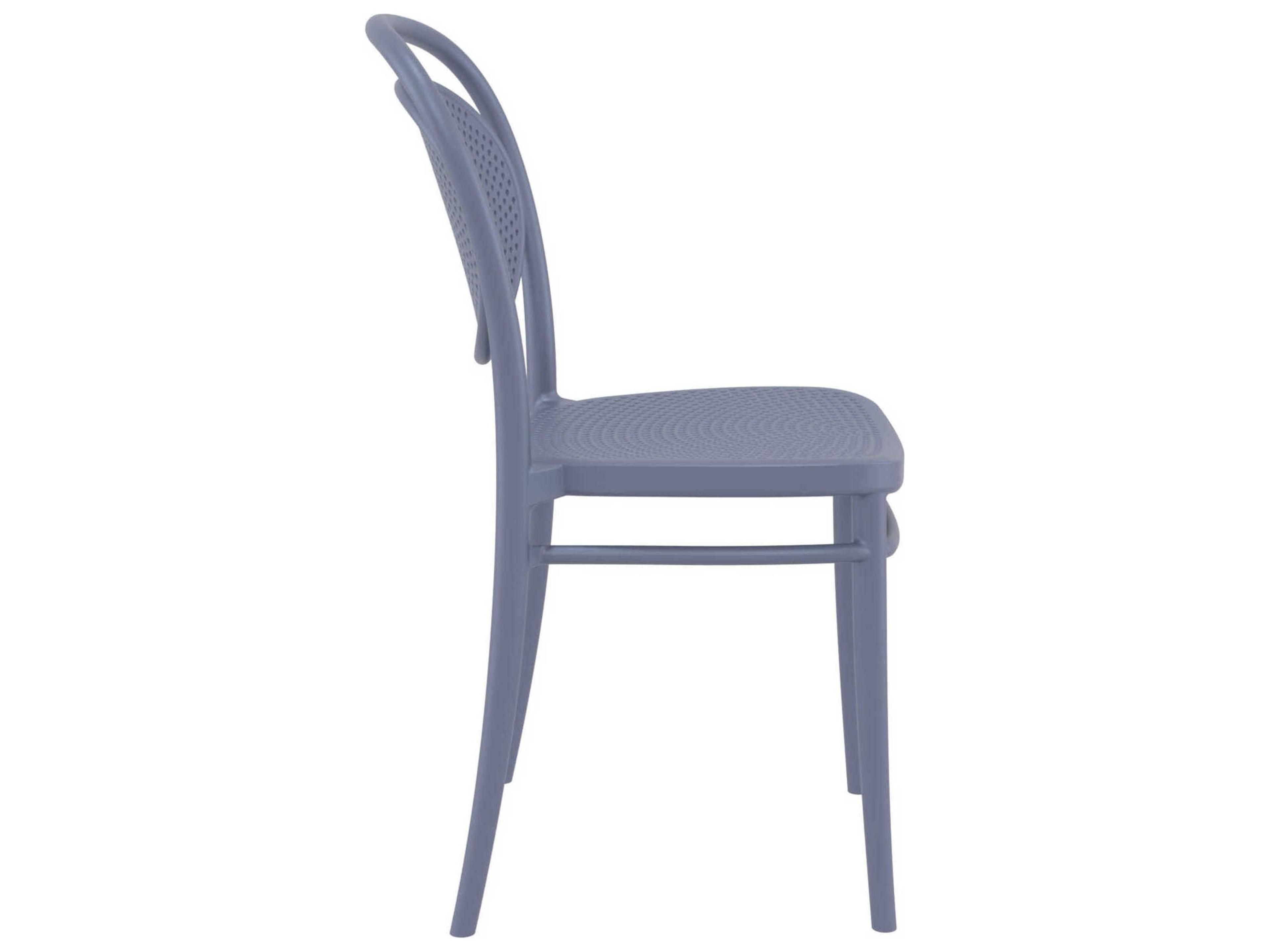 Compamia Marcel Dark Gray Polypropylene Dining Chair