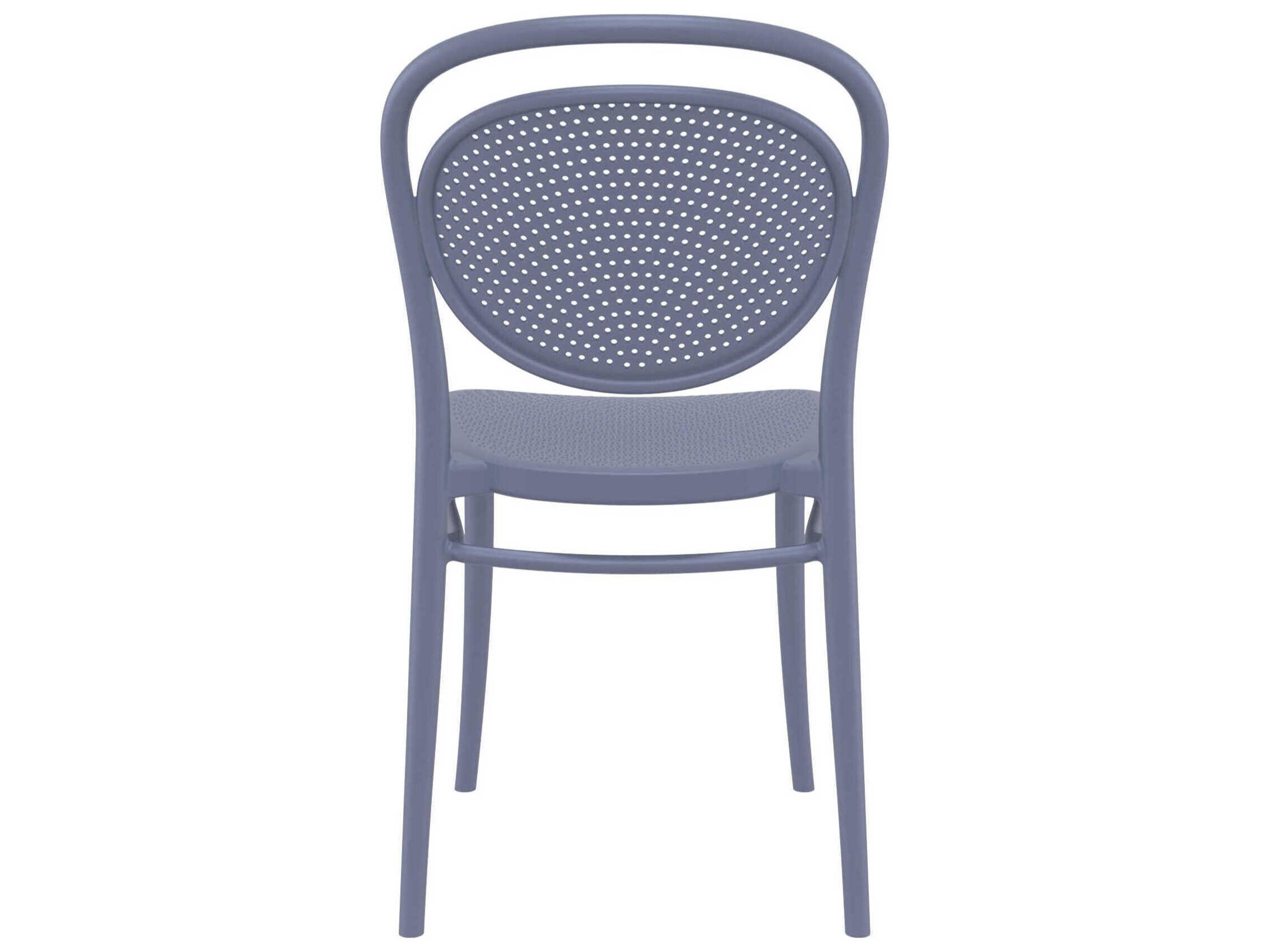 Compamia Marcel Dark Gray Polypropylene Dining Chair