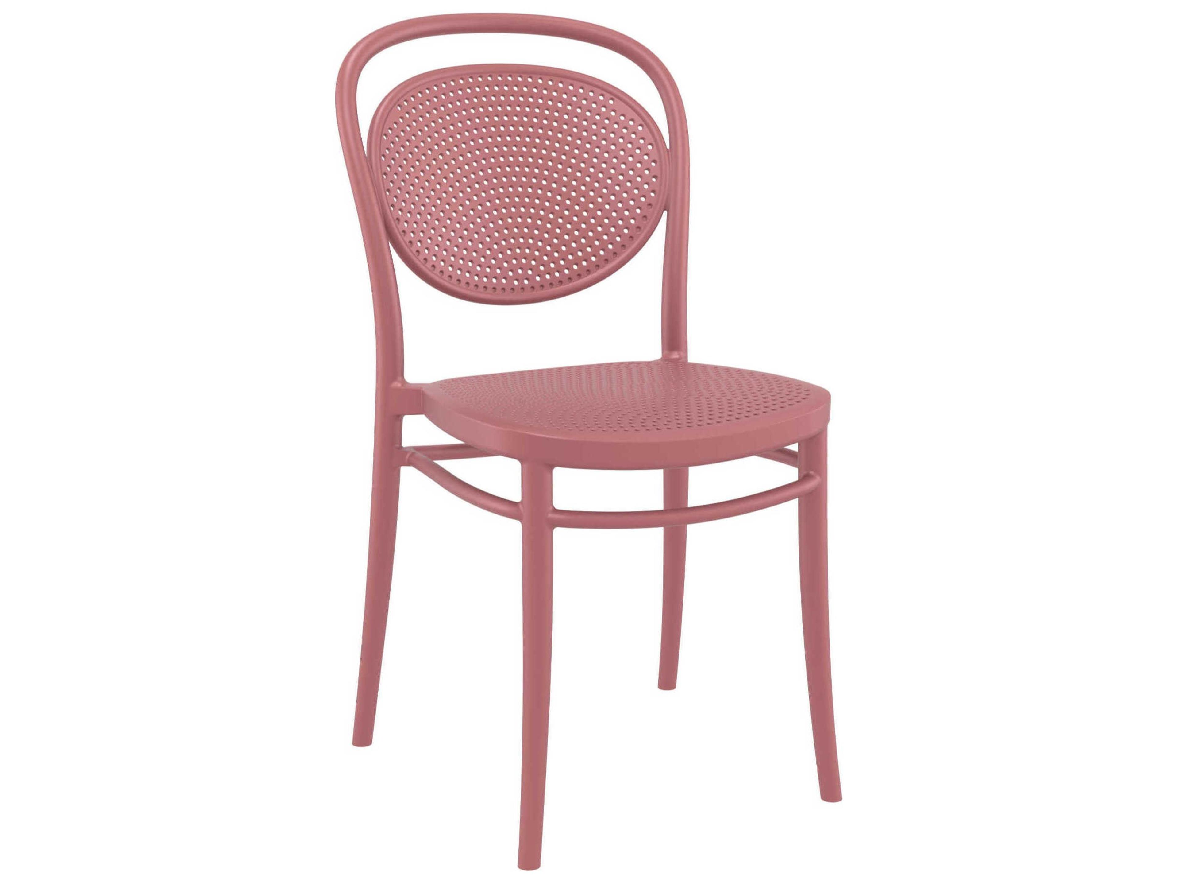 Marcel Marsala Polypropylene Dining Chair