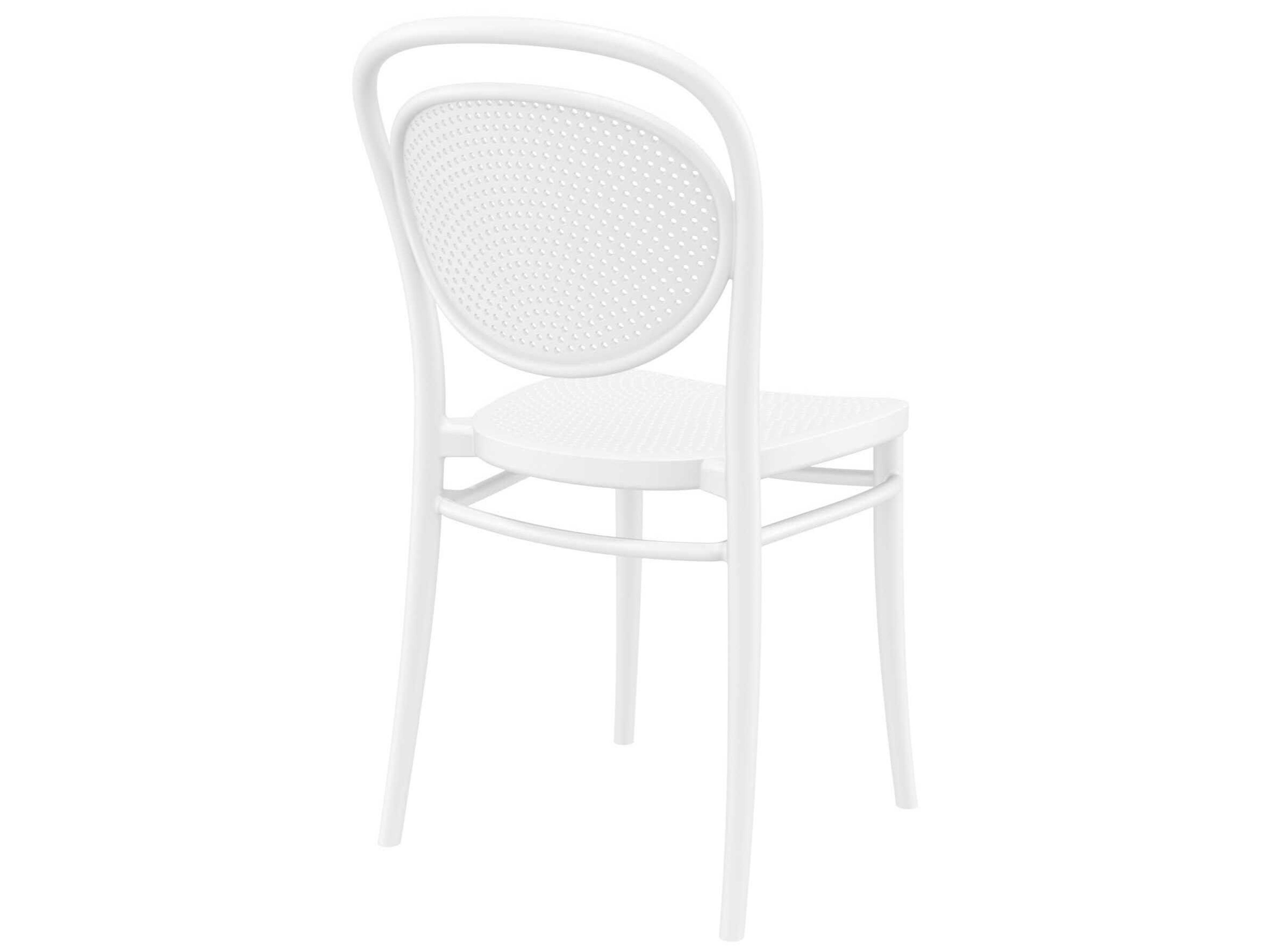 Compamia Marcel White Polypropylene Dining Chair