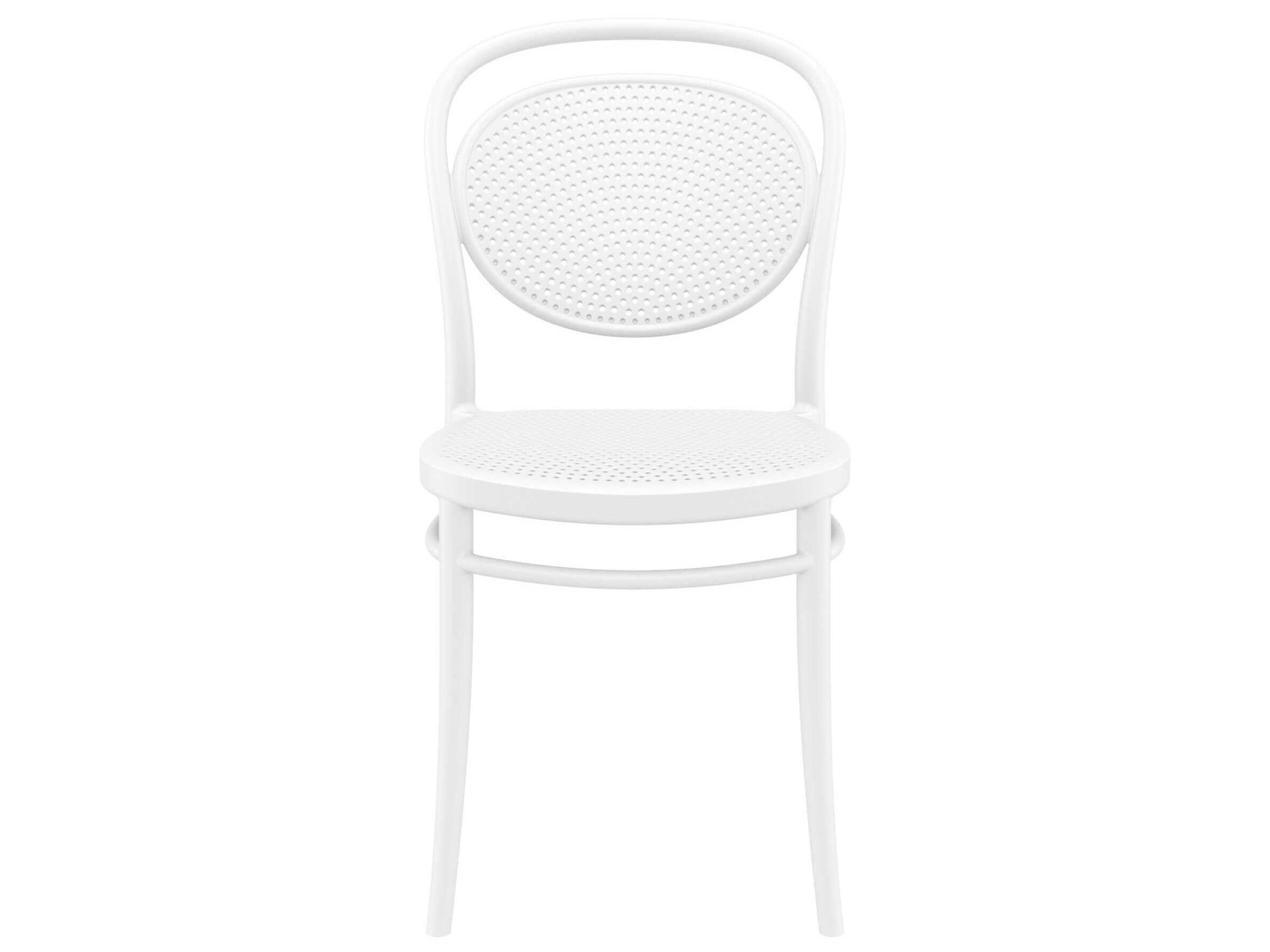 Compamia Marcel White Polypropylene Dining Chair