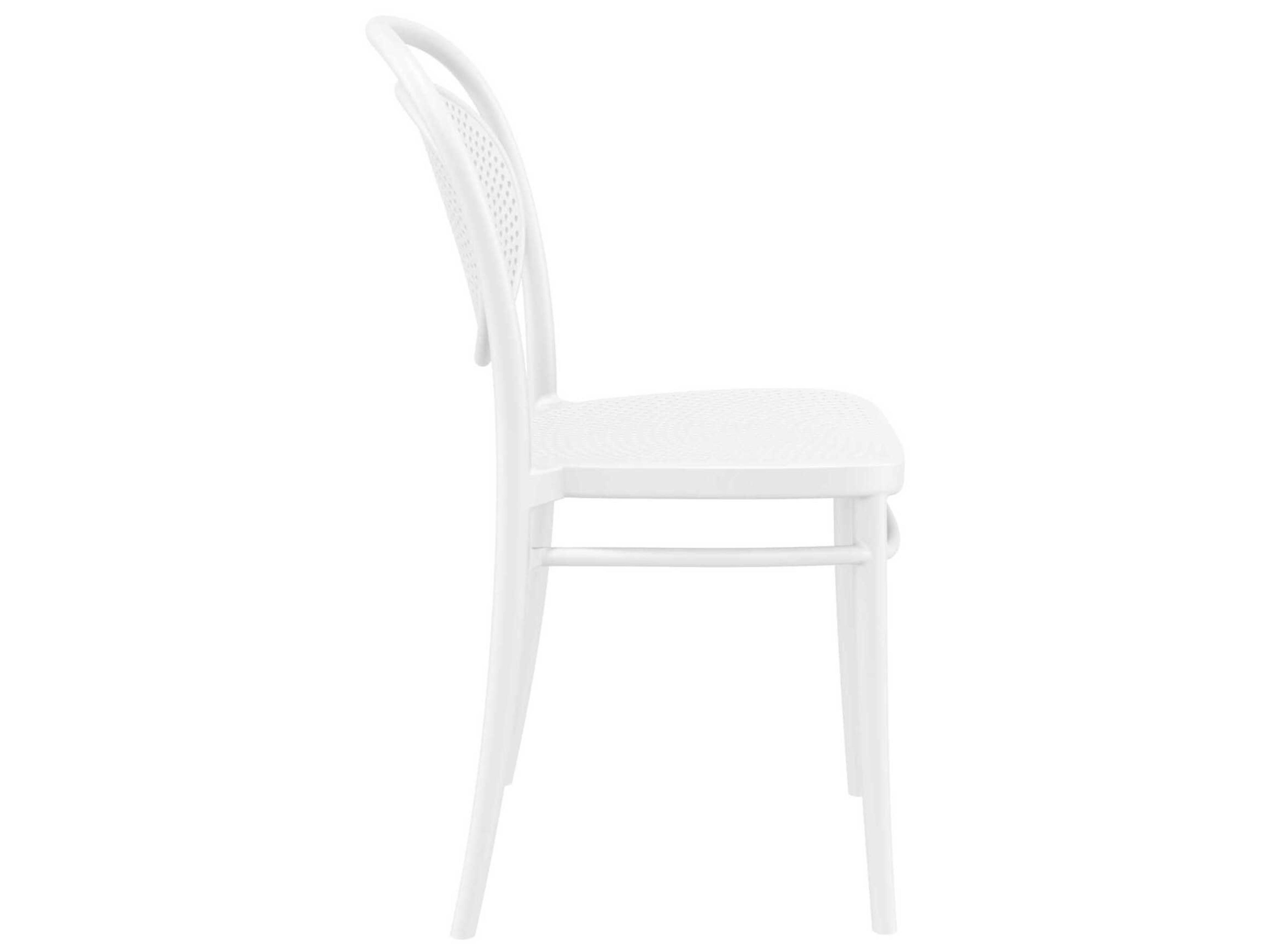 Compamia Marcel White Polypropylene Dining Chair