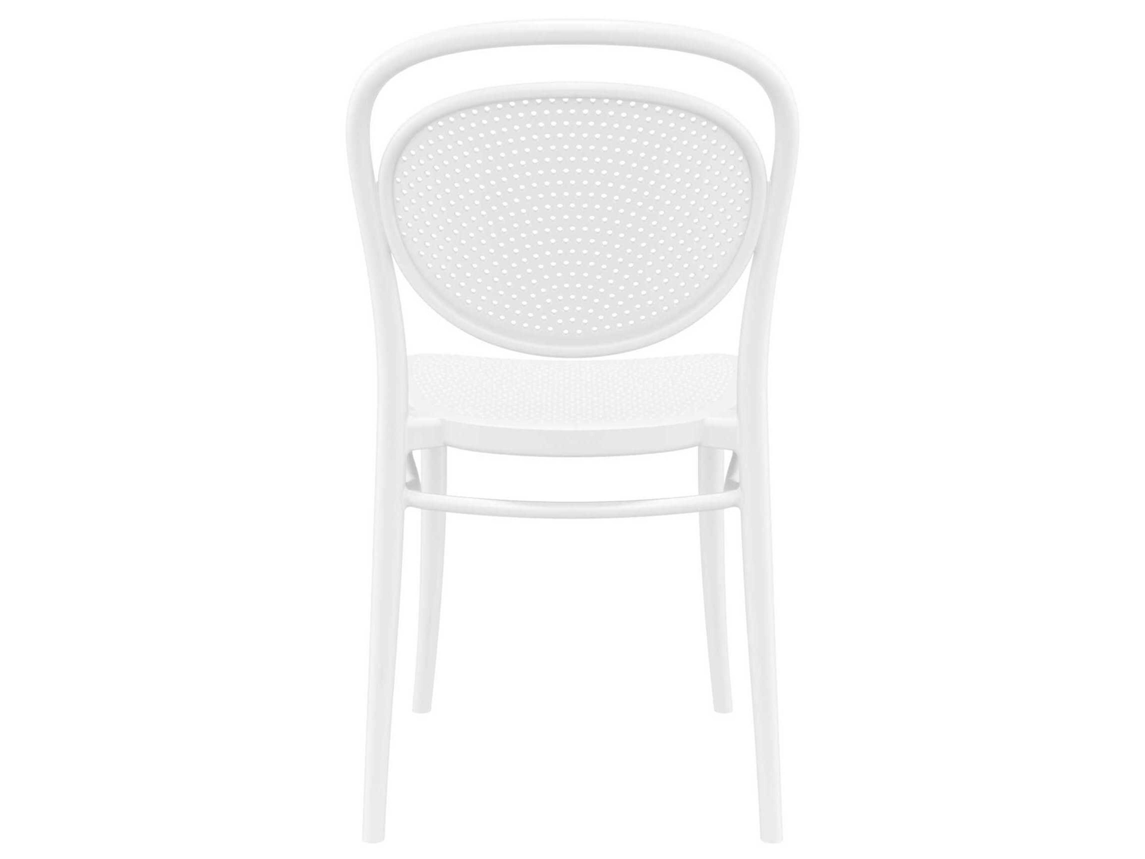 Compamia Marcel White Polypropylene Dining Chair