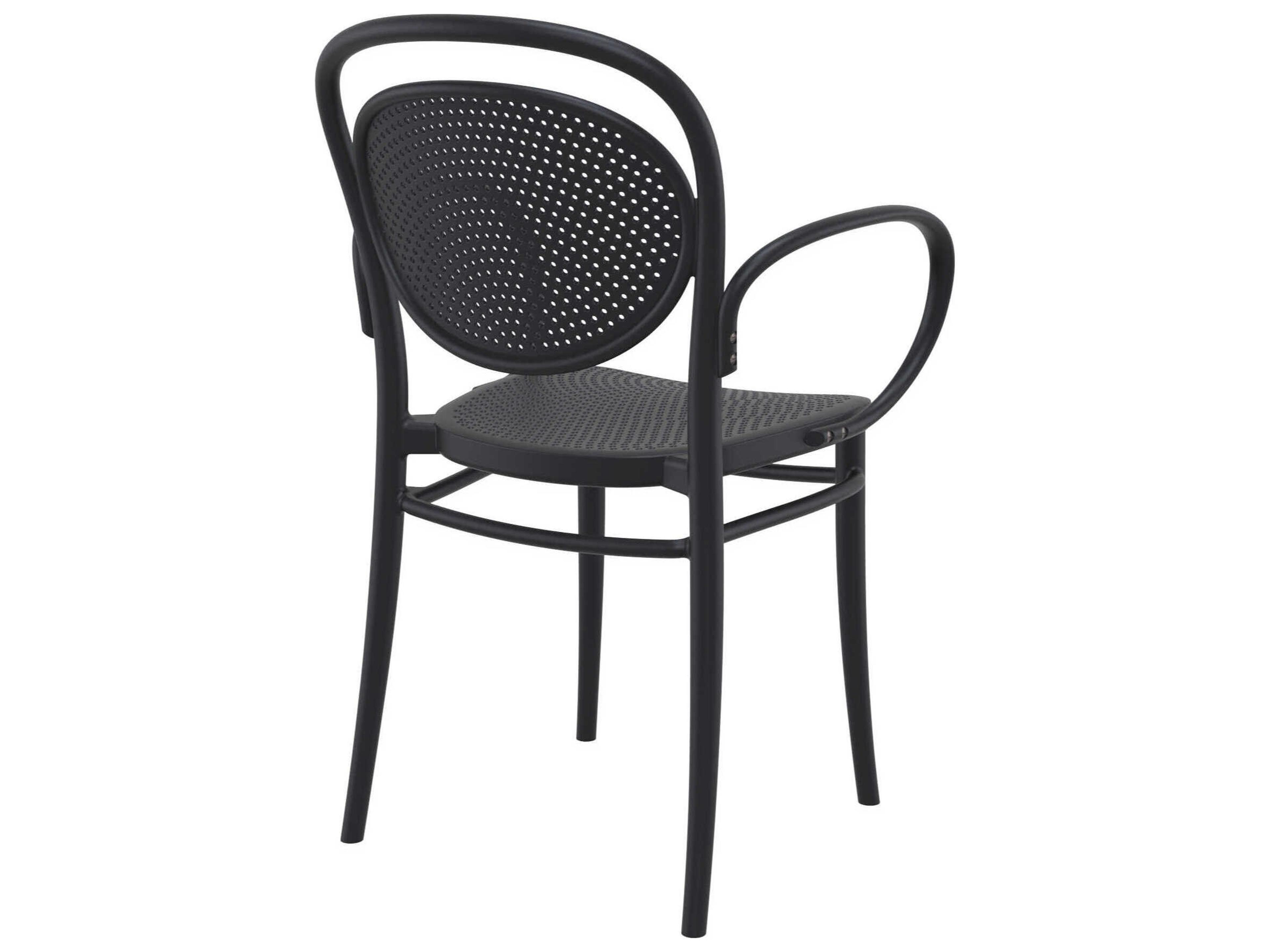 Compamia Marcel Black Polypropylene Dining Chair