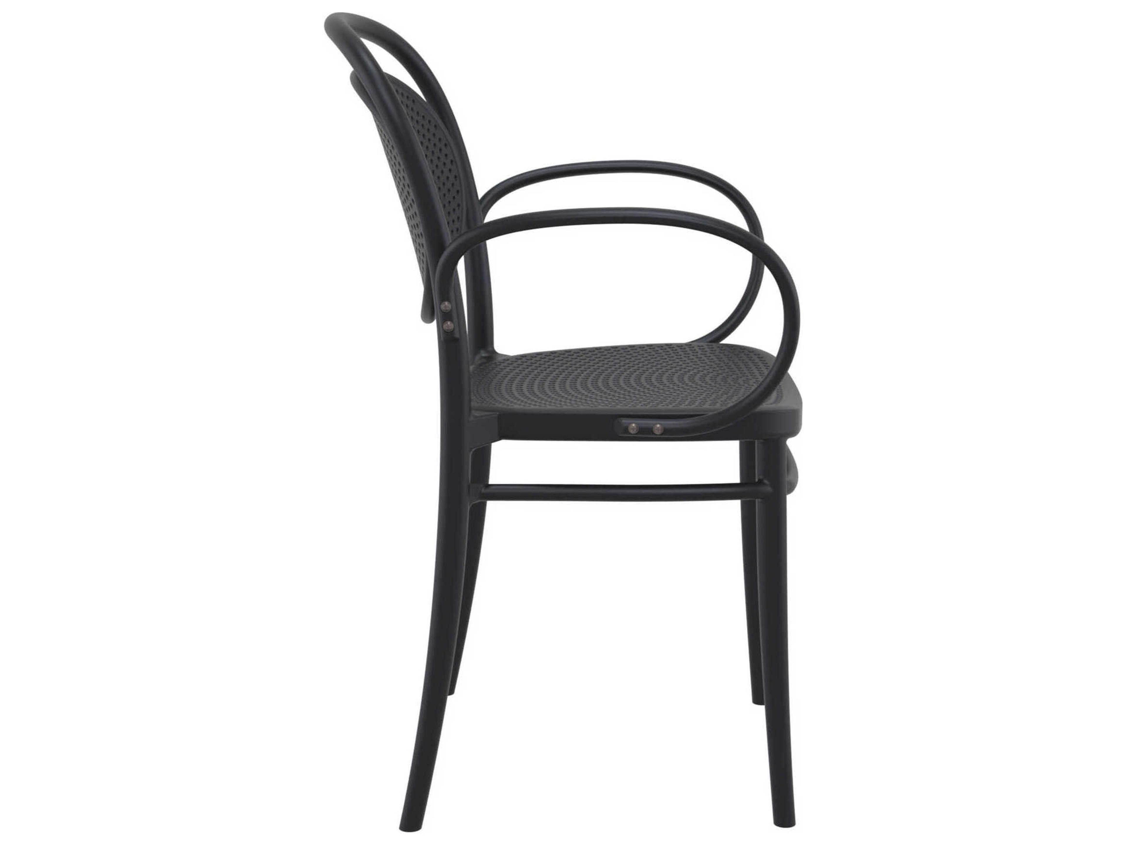 Compamia Marcel Black Polypropylene Dining Chair