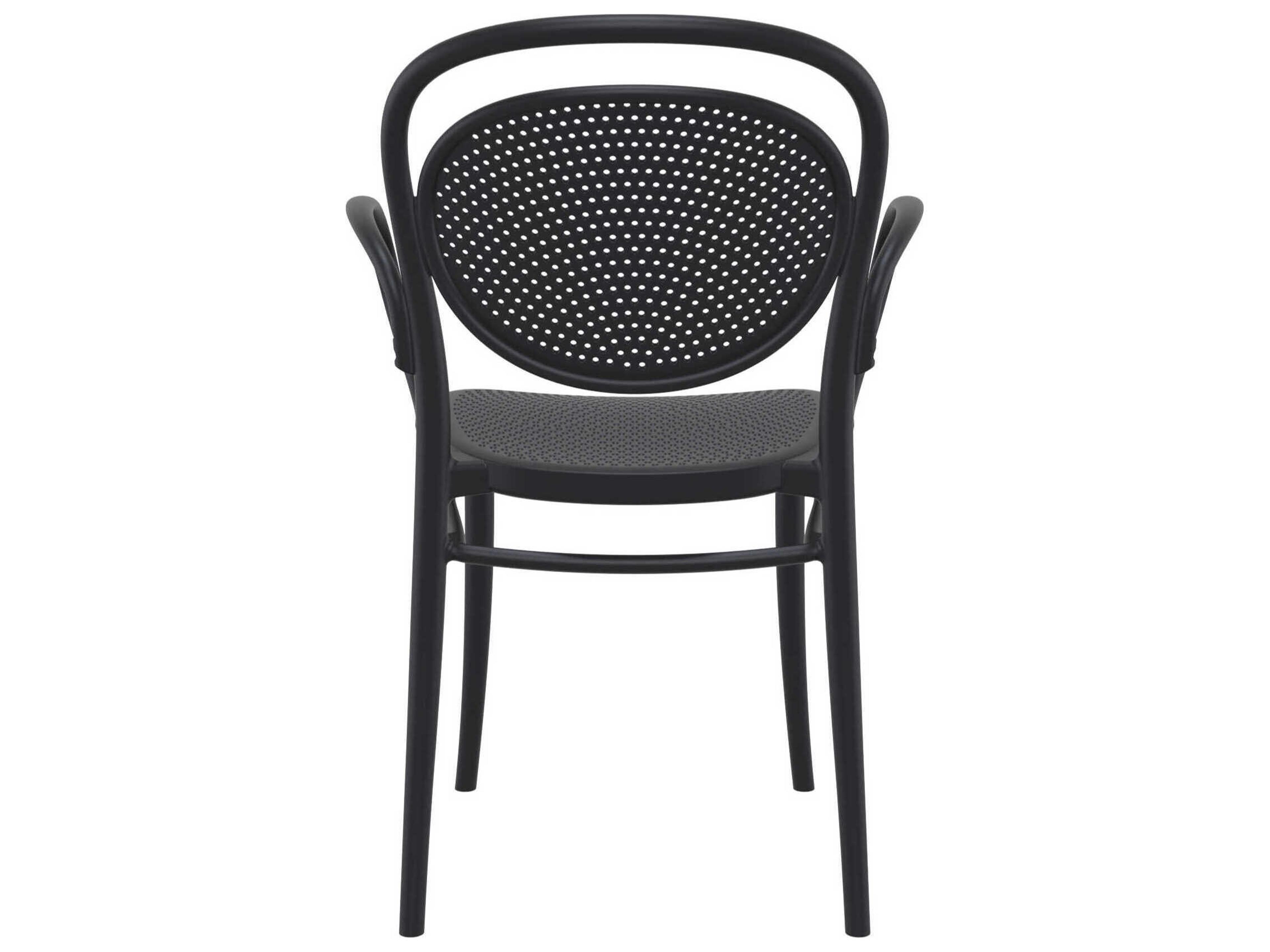 Compamia Marcel Black Polypropylene Dining Chair