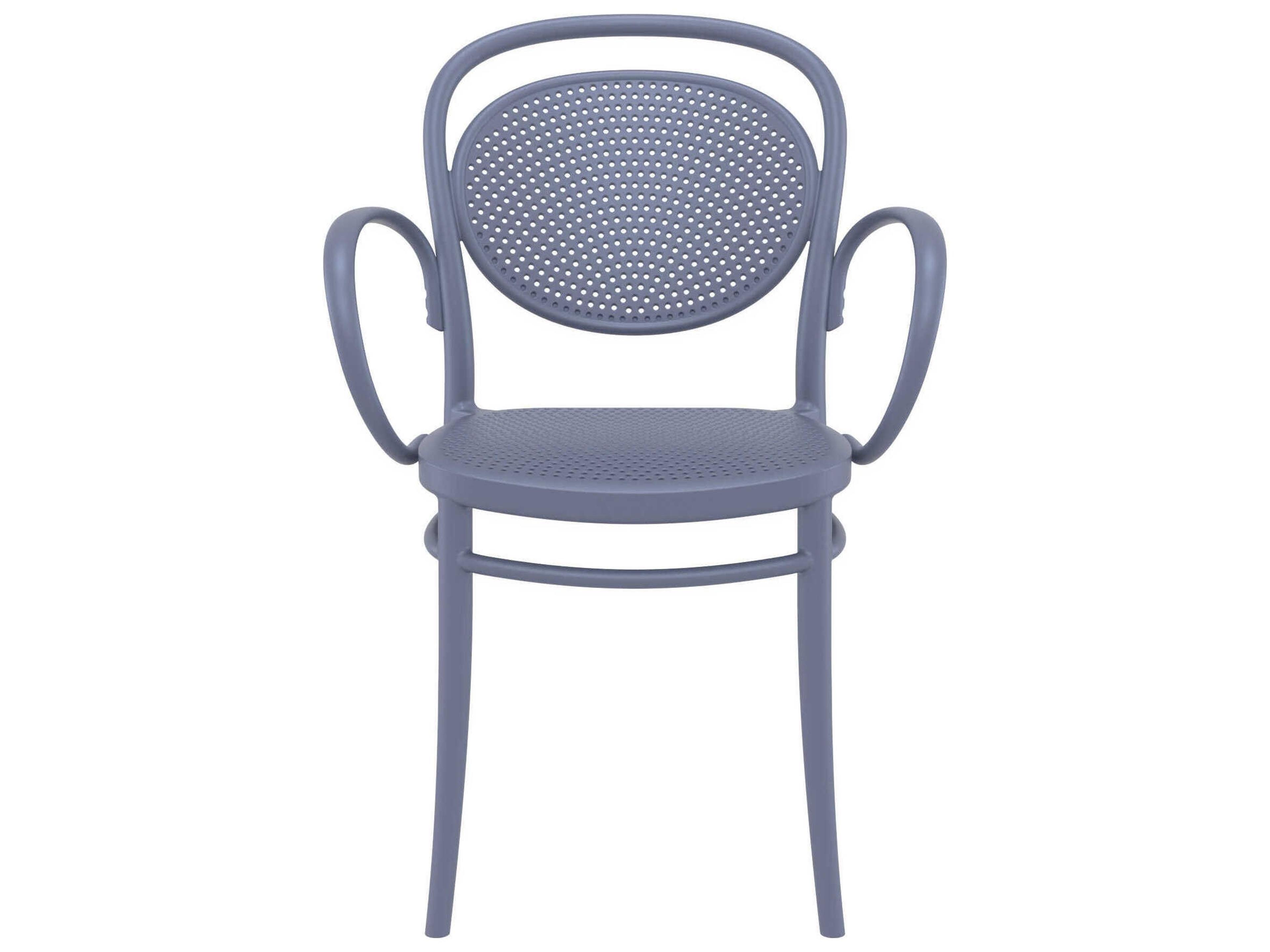 Compamia Marcel Dark Gray Polypropylene Dining Chair