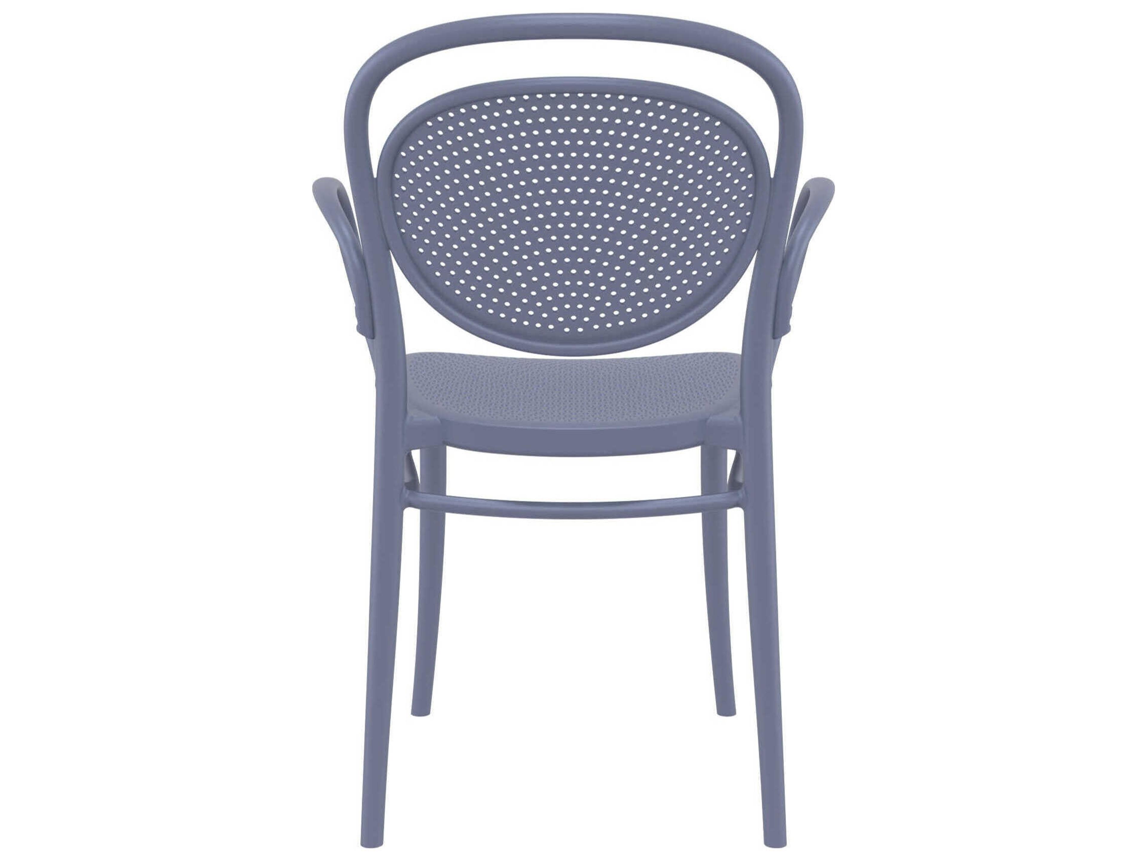 Compamia Marcel Dark Gray Polypropylene Dining Chair