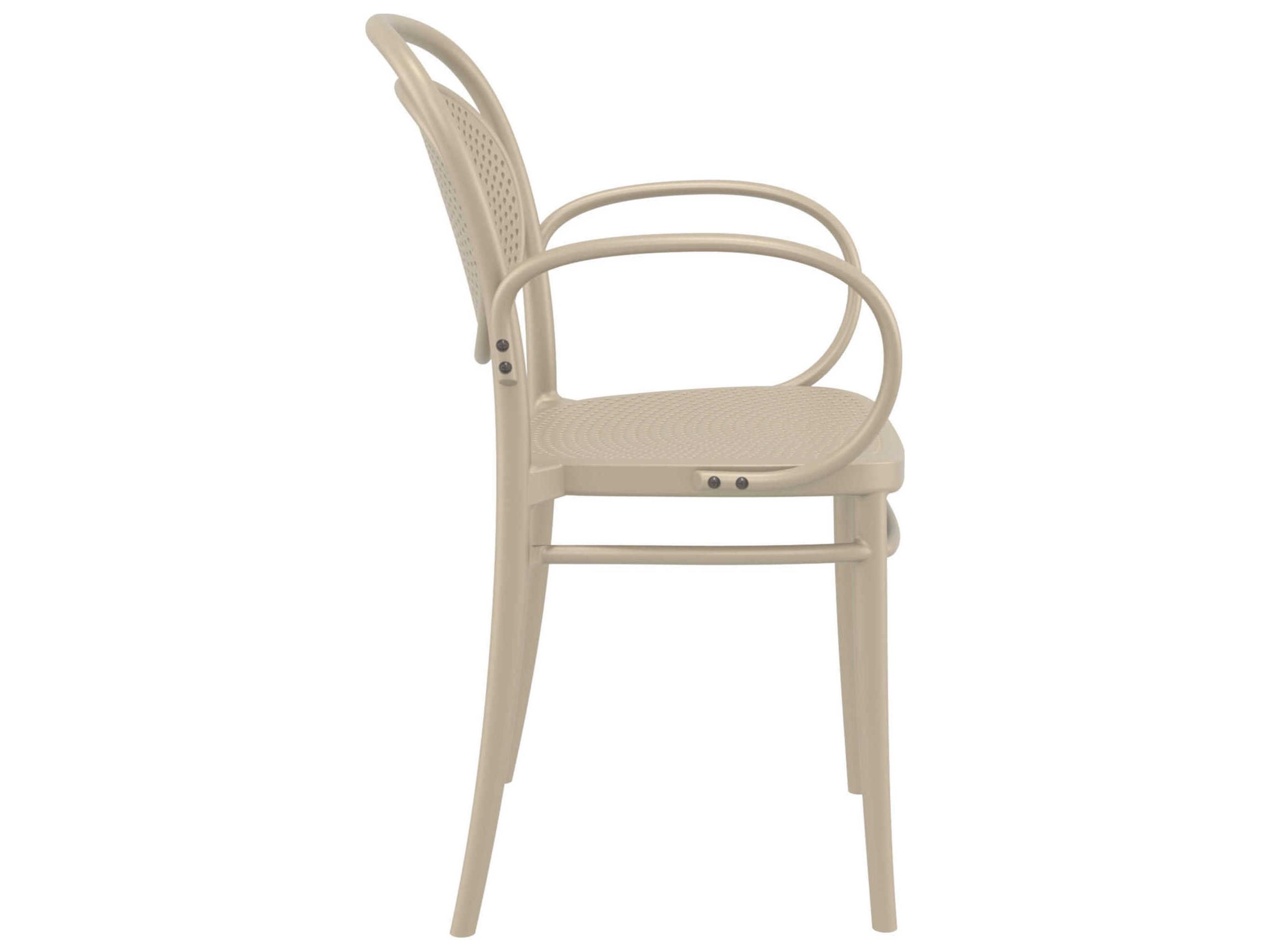 Compamia Marcel Taupe Polypropylene Dining Chair