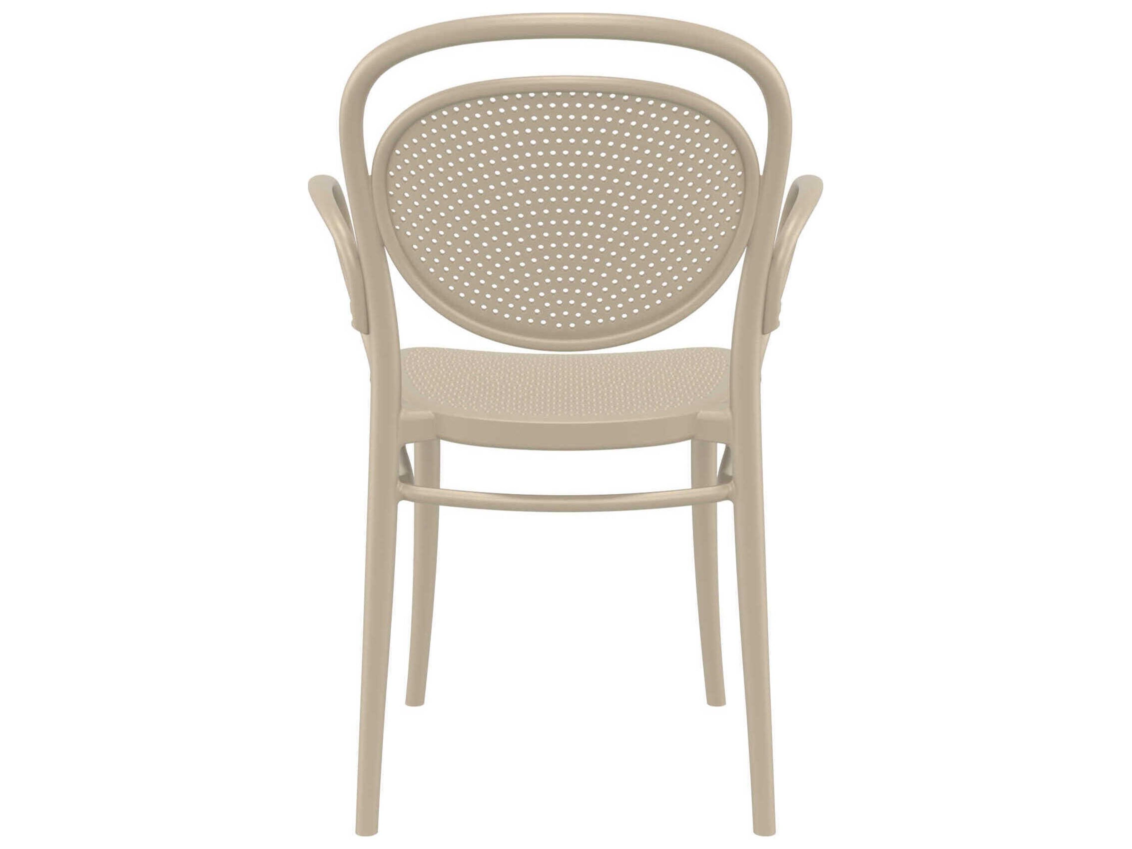 Compamia Marcel Taupe Polypropylene Dining Chair