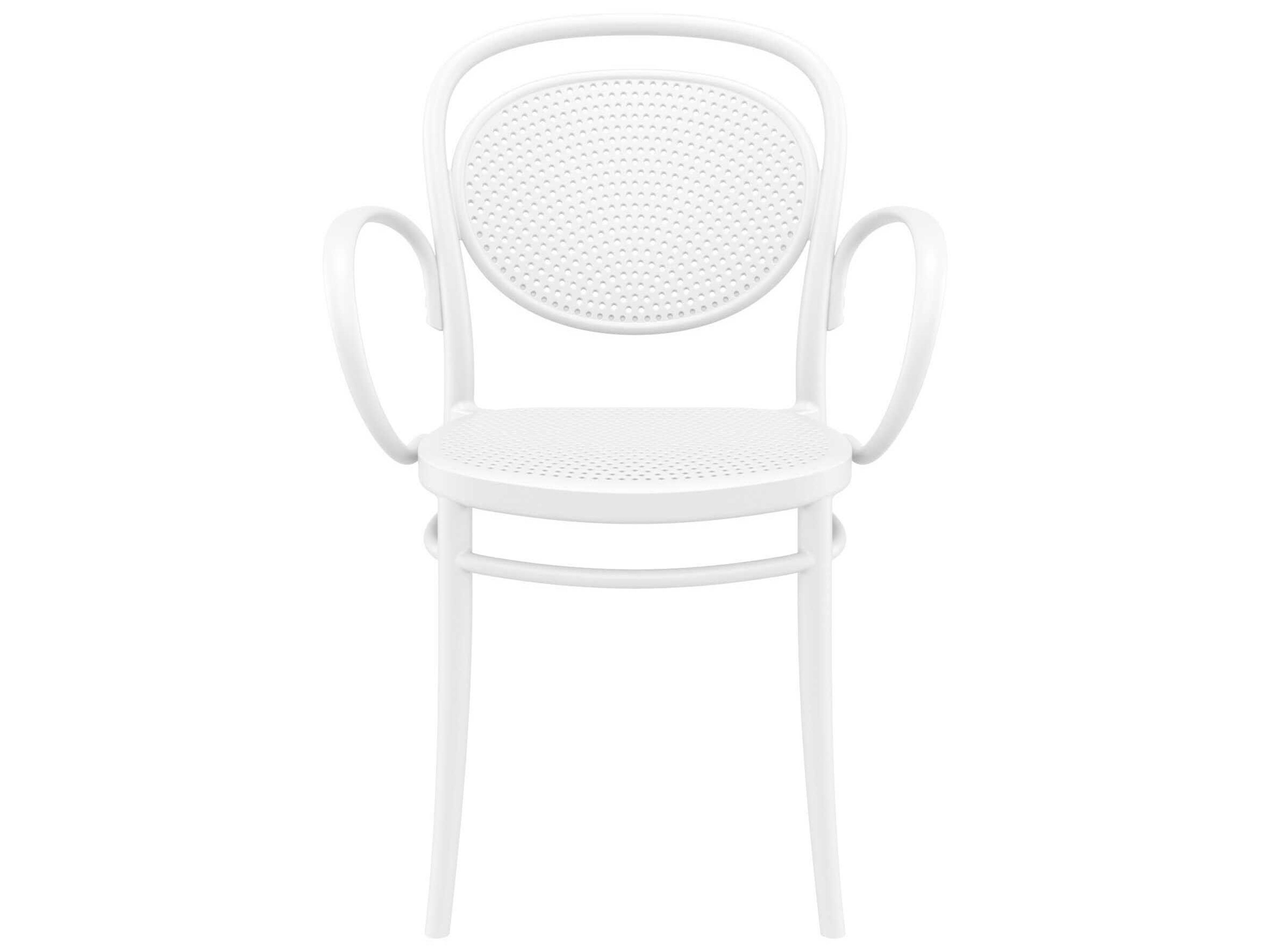Compamia Marcel White Polypropylene Dining Chair